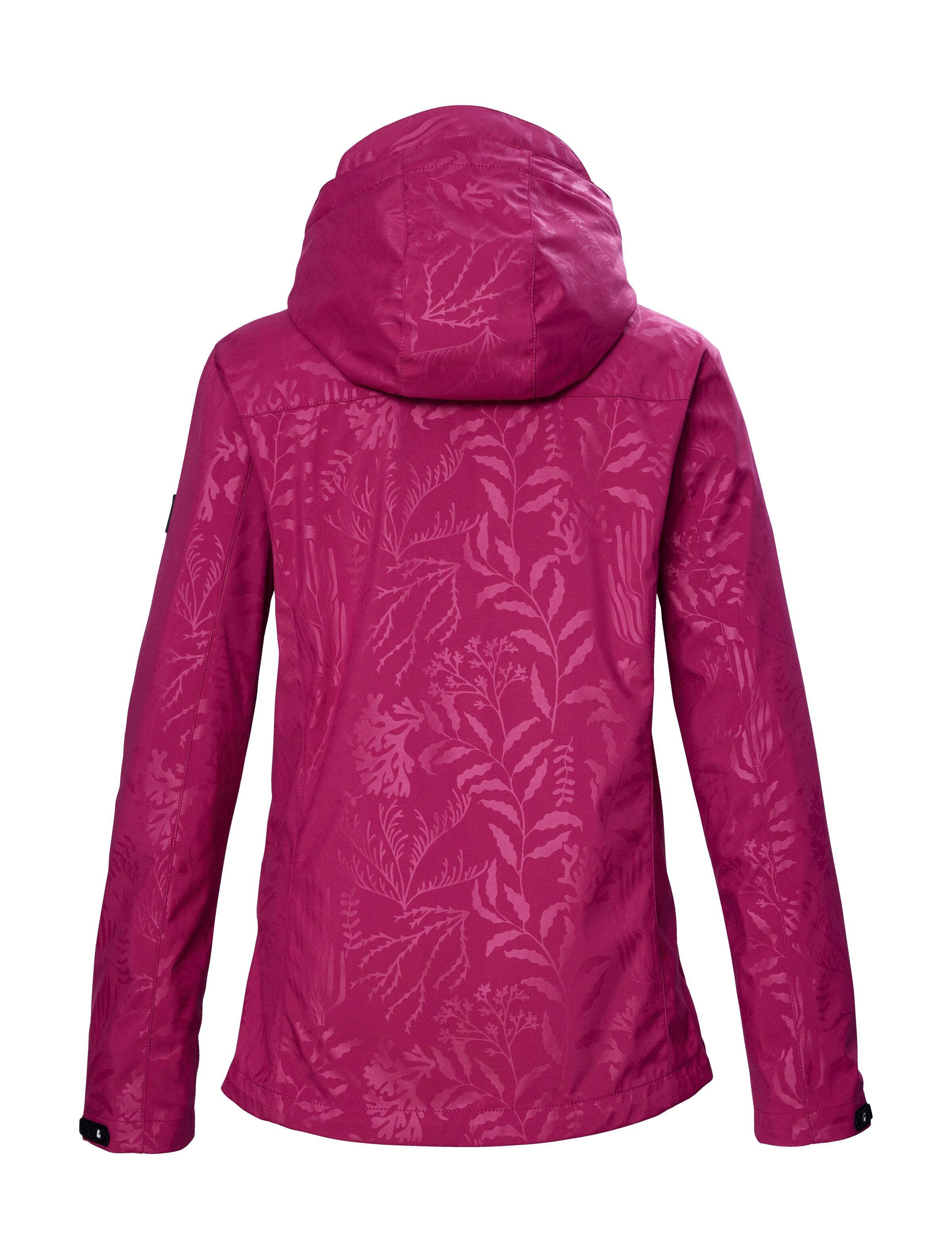 Killtec Softshelljacke »KOS 122 WMN SFTSHLL JCKT FLORAL«, Softshelljacke: Wind- und wasserdicht, atmungsaktiv, Kapuze abzippbar