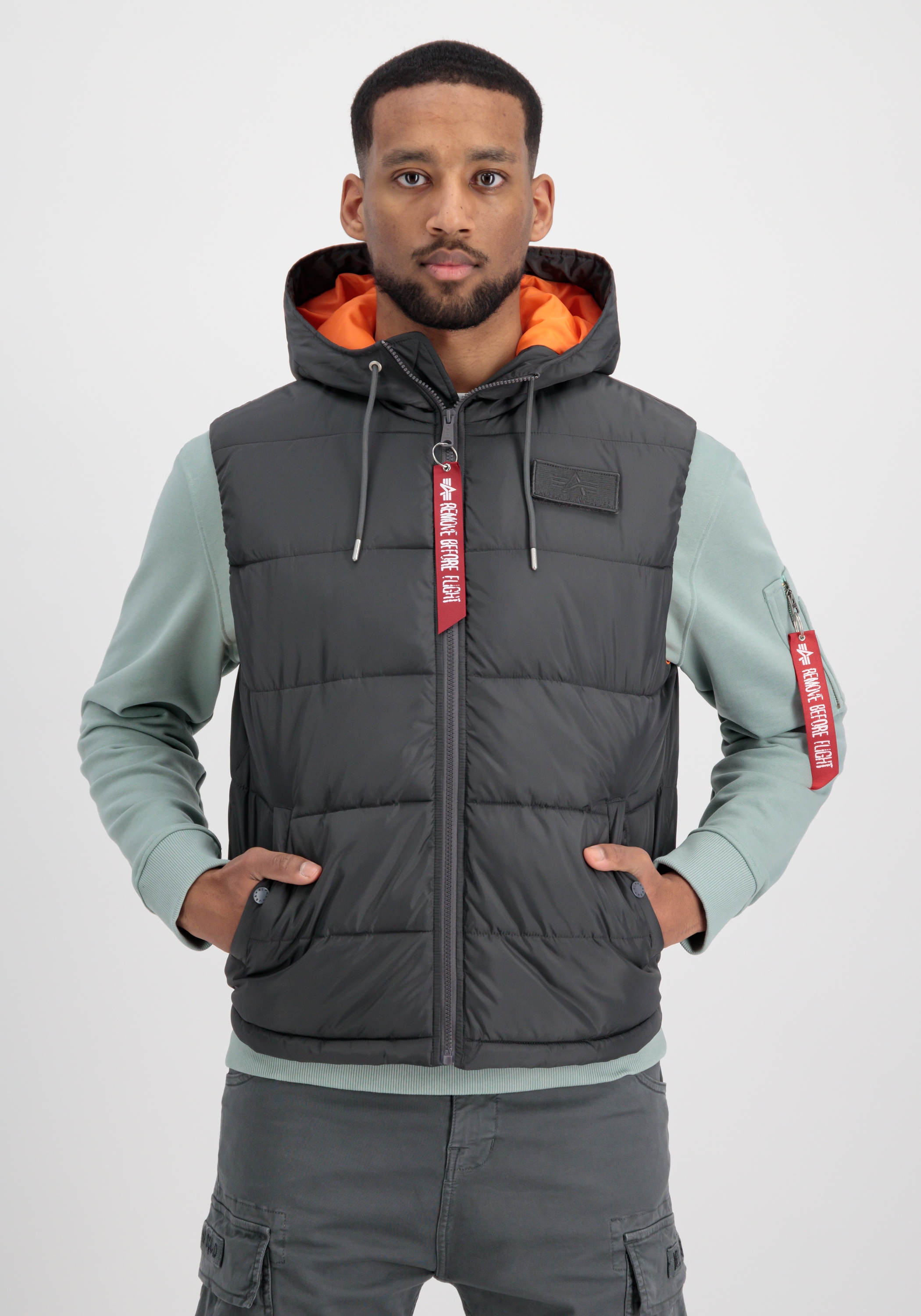 Alpha Industries Blouson "Alpha Industries Men - Vests Hooded Puffer Vest FD"