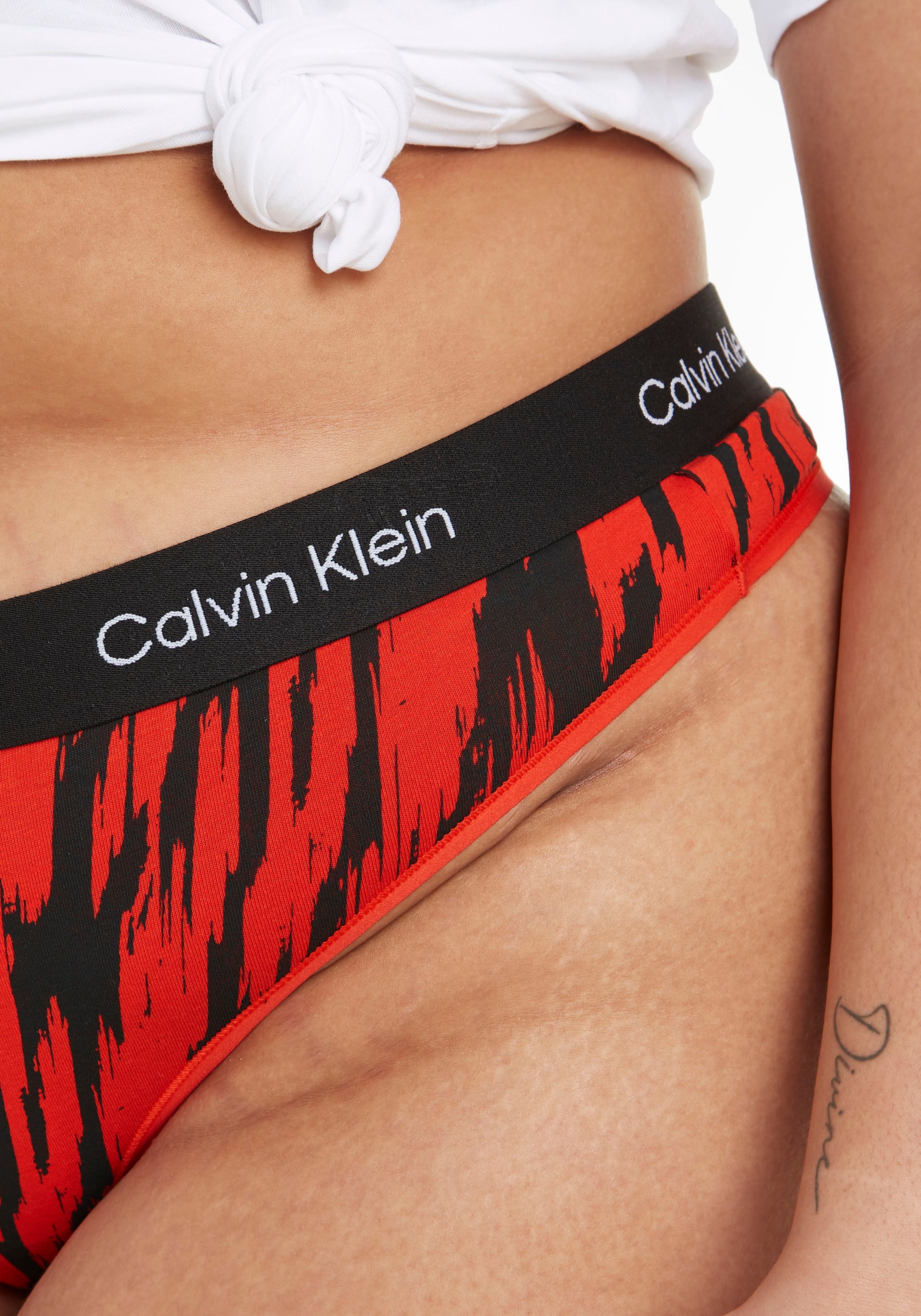 Calvin Klein T-String »MODERN mit BAUR | Alloverprint THONG«