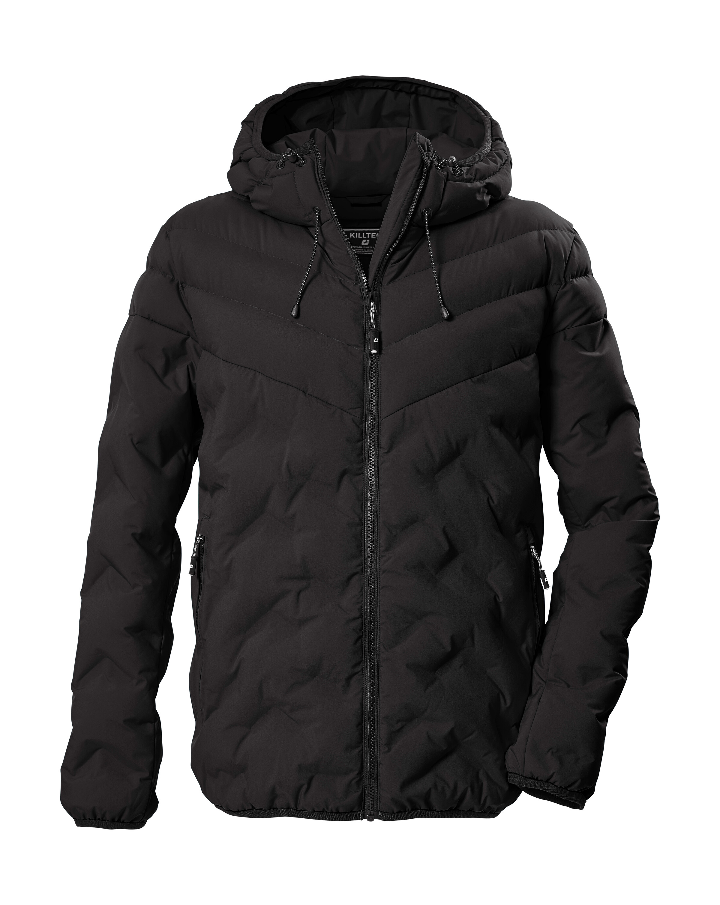 Killtec Steppjacke "KOW 295 MN JCKT" Wasserdichte Steppjacke mit Kinnschutz und regulierbarer Kapuze