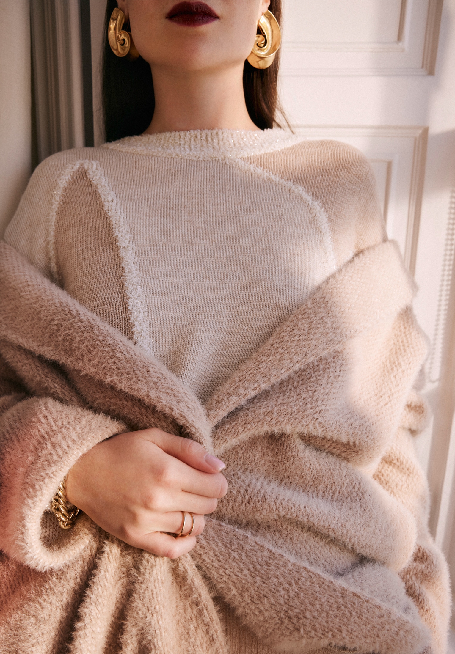 Betty&Co Strickpullover »Betty & Co Damen Strickpullover mit Intarsie«, (1 tlg.), Struktur