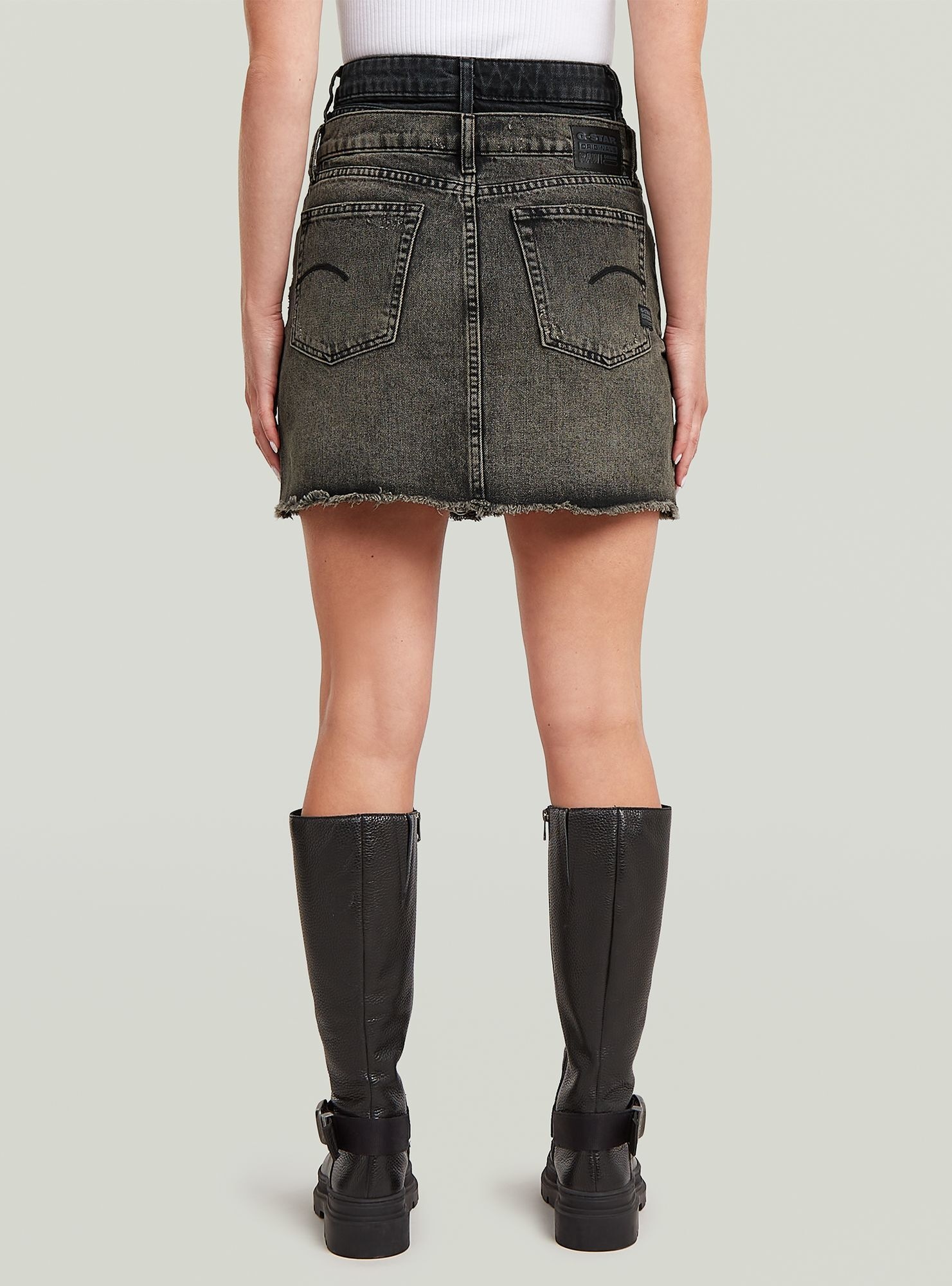 G-STAR Jeanskleid »Carter Double Waistband Mini Skirt«