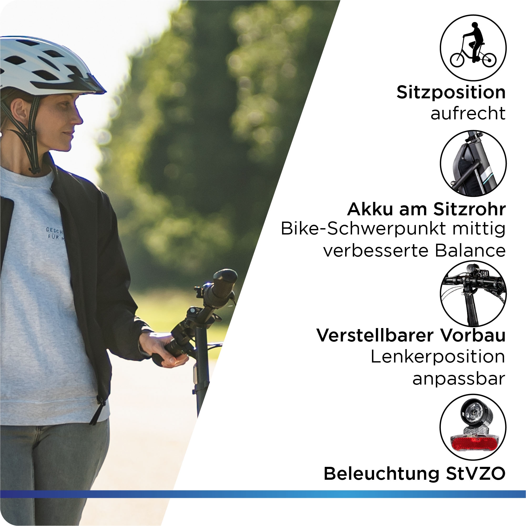 Zündapp E-Bike »X100«, 9 Gang, Shimano, Sora, Mittelmotor 250 W, Pedelec, Elektrofahrrad für Damen u. Herren