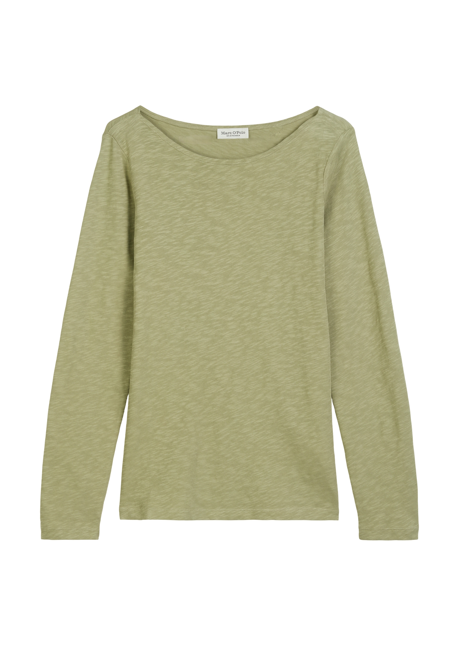 Marc O'Polo Langarmshirt, mit Flammgarn-Struktur