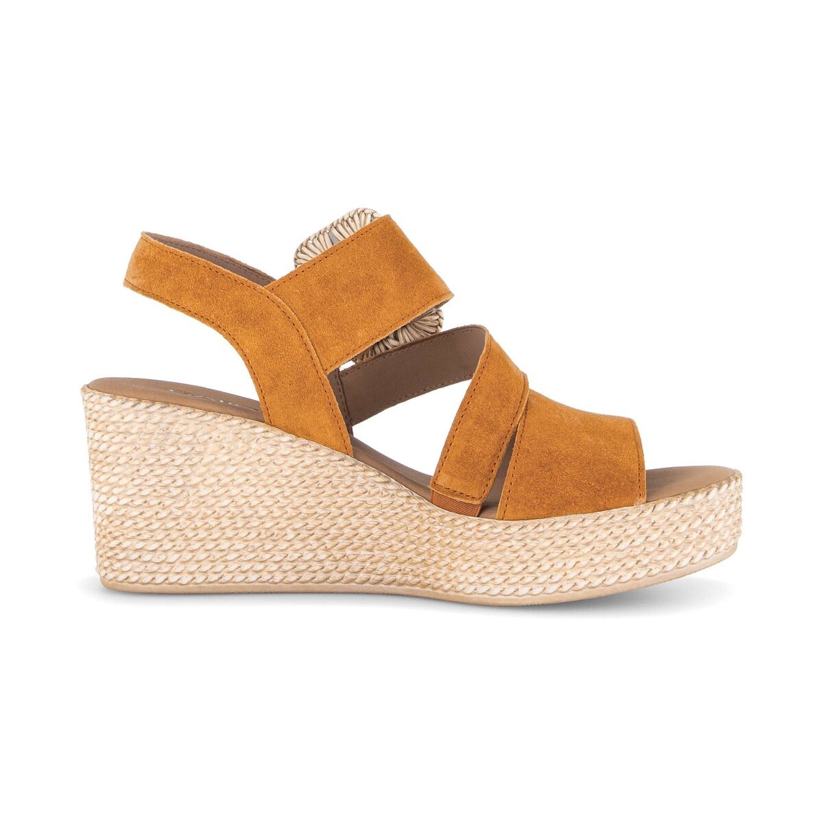 Gabor Wedge Sandal Orange Size 38 2