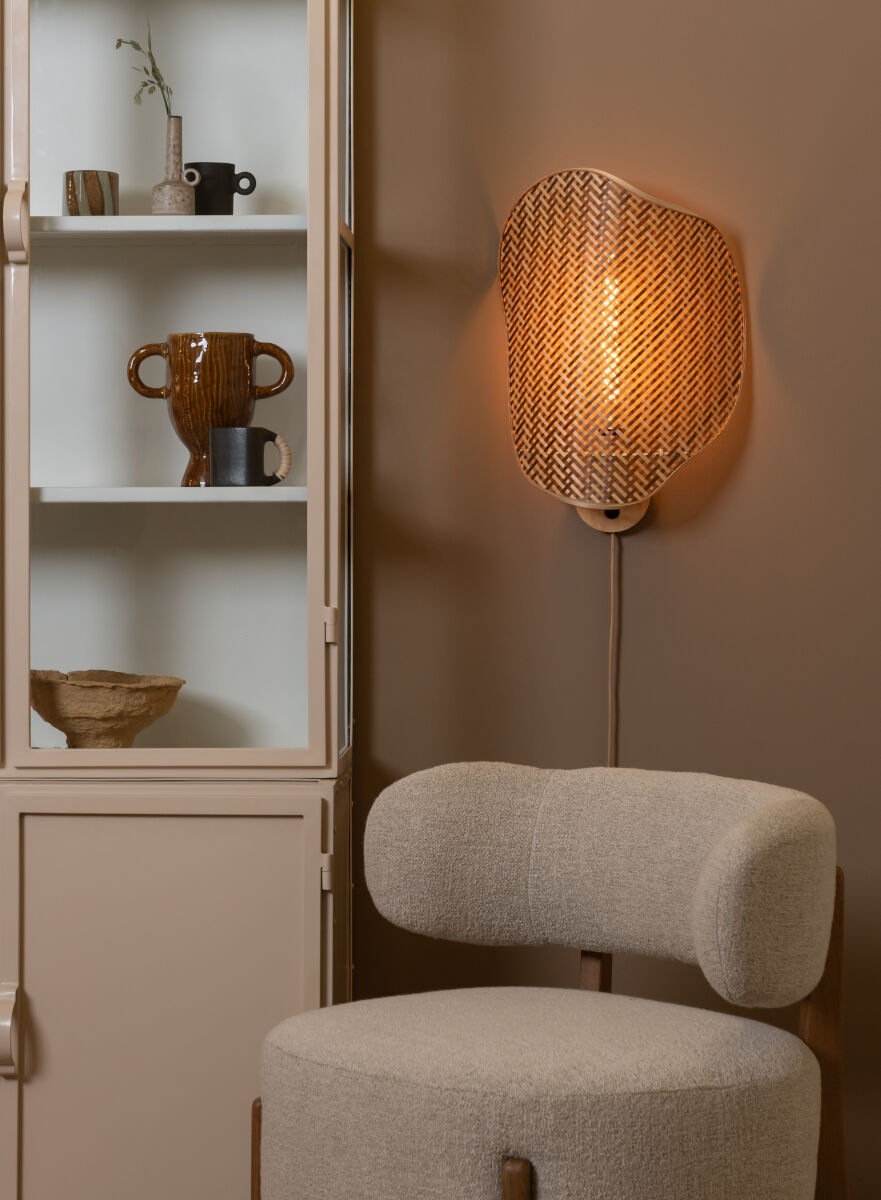 GOOD&MOJO Wandleuchte »KINABALU«, 1 flammig, Leuchtmittel E27 | LED wechselbar, Nachhaltig
