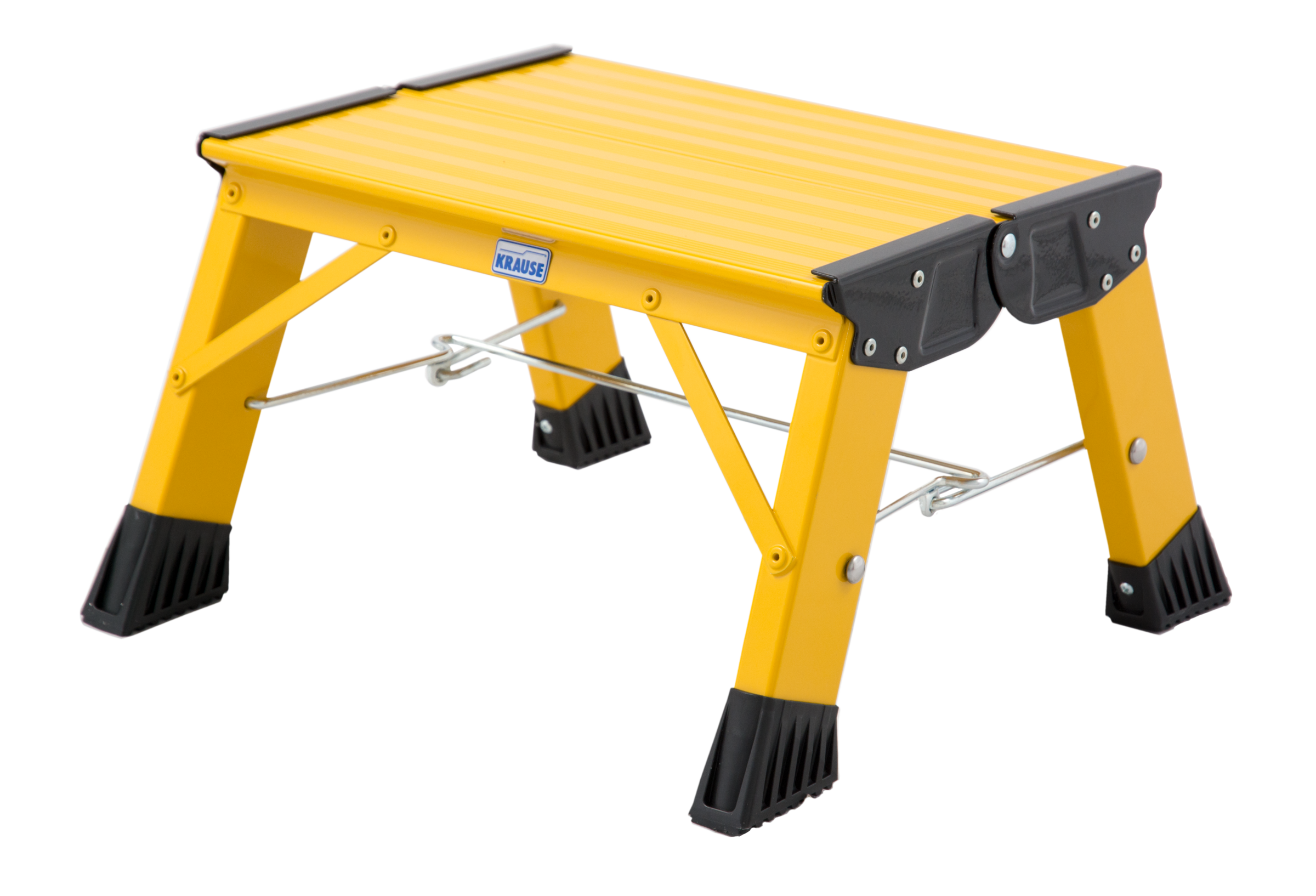 KRAUSE Trittleiter "Treppy Plusline gelb" Aluminium, 1x1 Stufen, Arbeitshöh günstig online kaufen