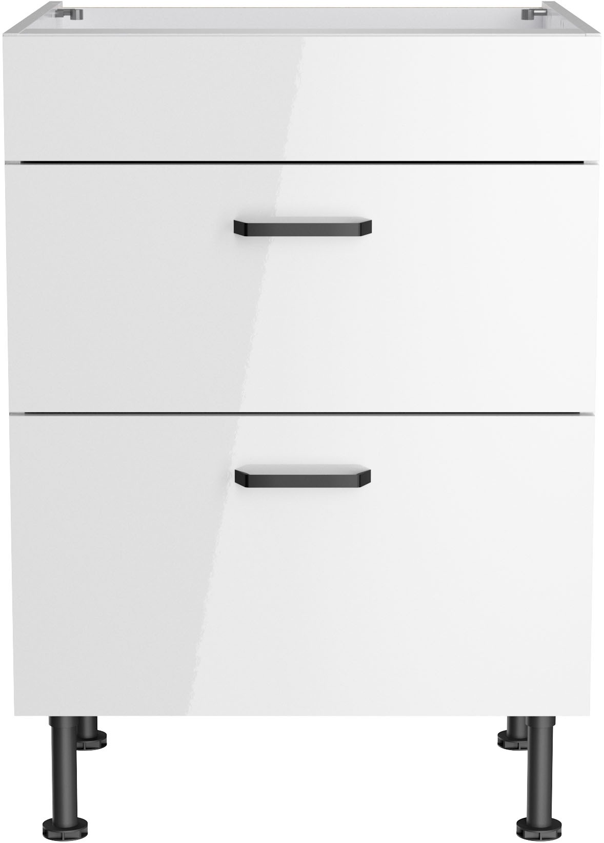 KOCHSTATION Unterschrank »KS-Paula« 60 cm breit, 87 cm hoch, 2 Auszüge für autarkes Einbaukochfeld