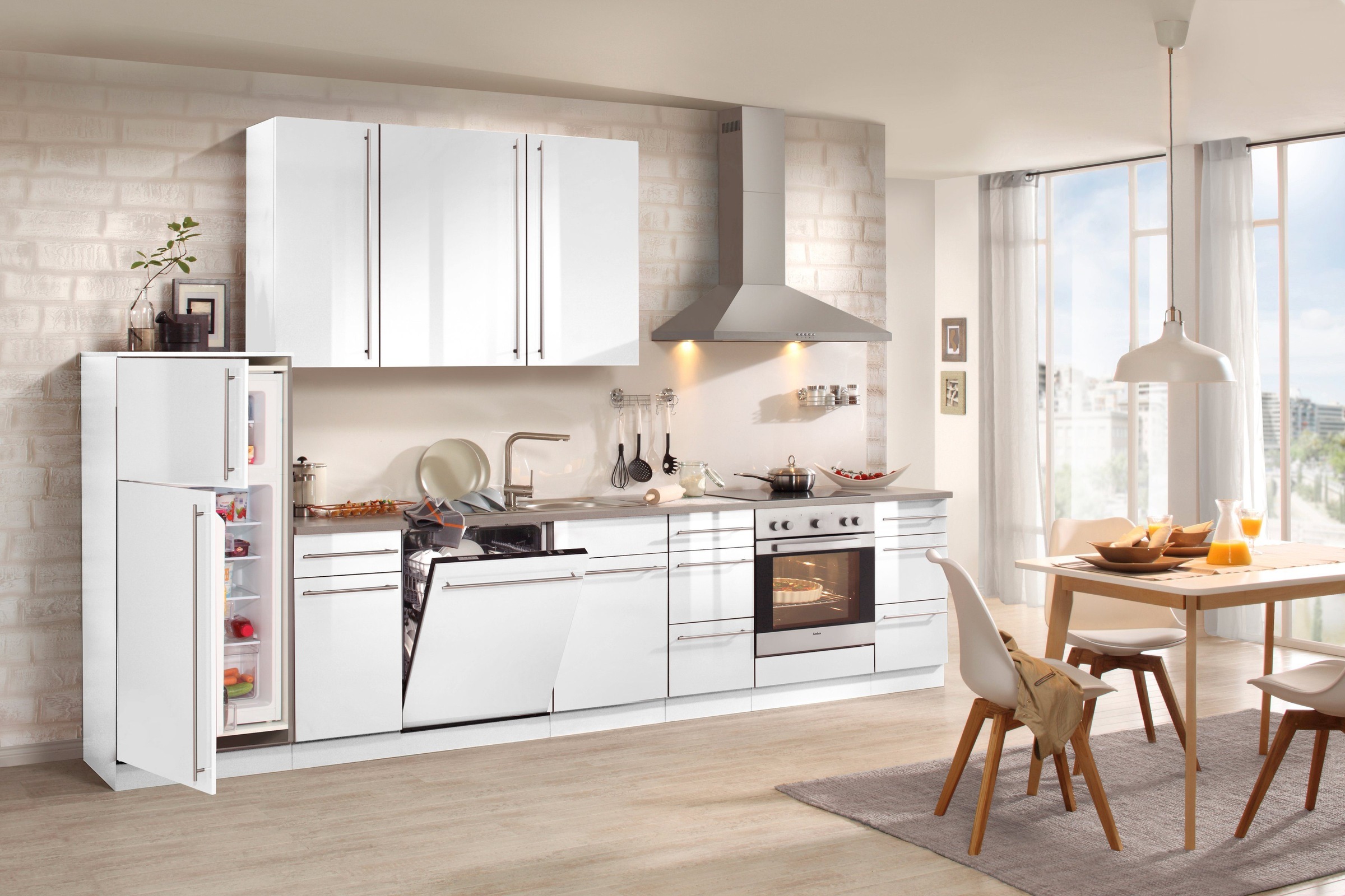 wiho Küchen Hängeschrank "Chicago, TOPSELLER" 40 cm breit, 90 cm hoch, für günstig online kaufen