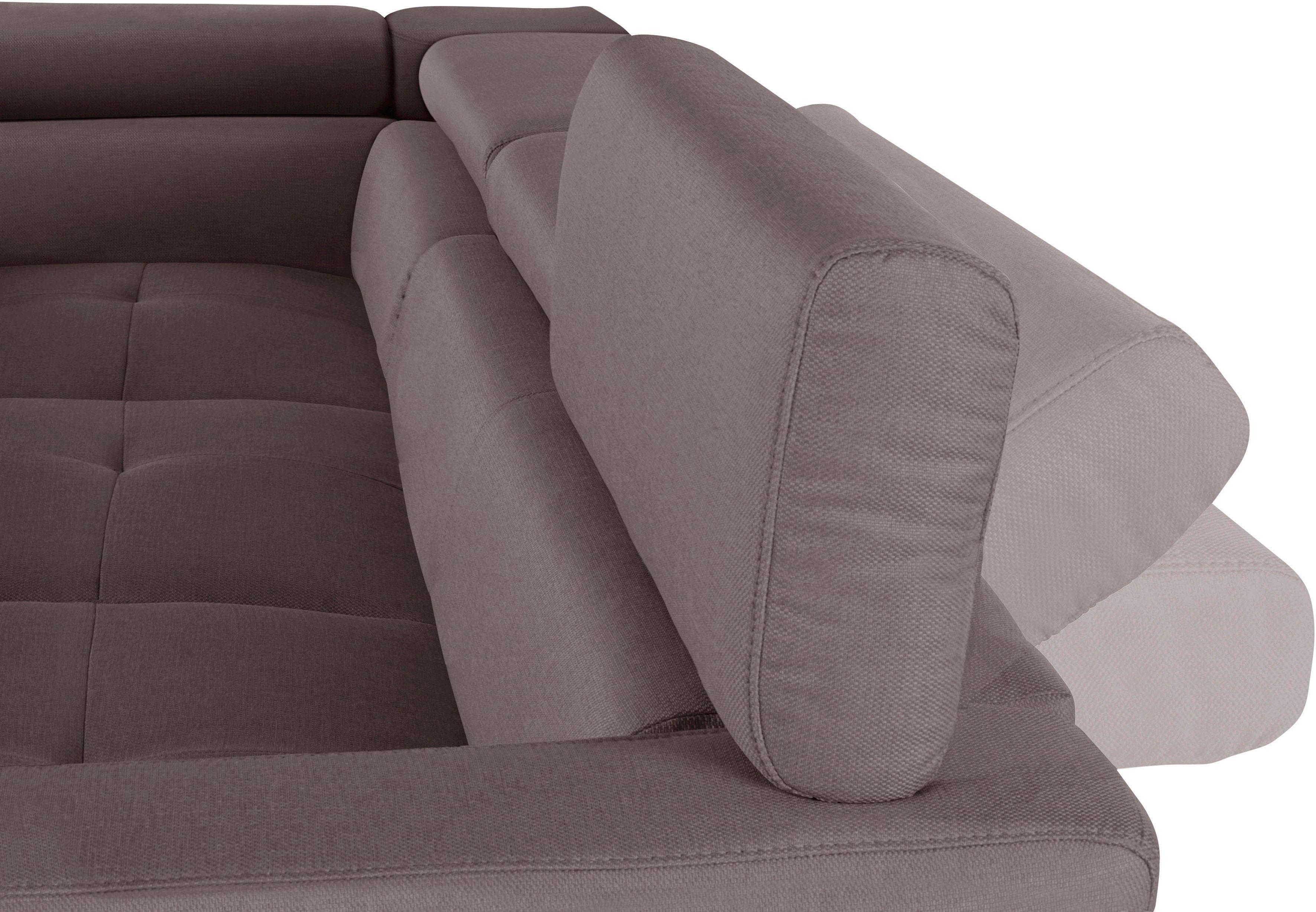 Thumbnail - COTTA Ecksofa "Sammy L-Form", mit Kopfteilverstellung, wahlweise mit Bettfunktion & Bettkasten