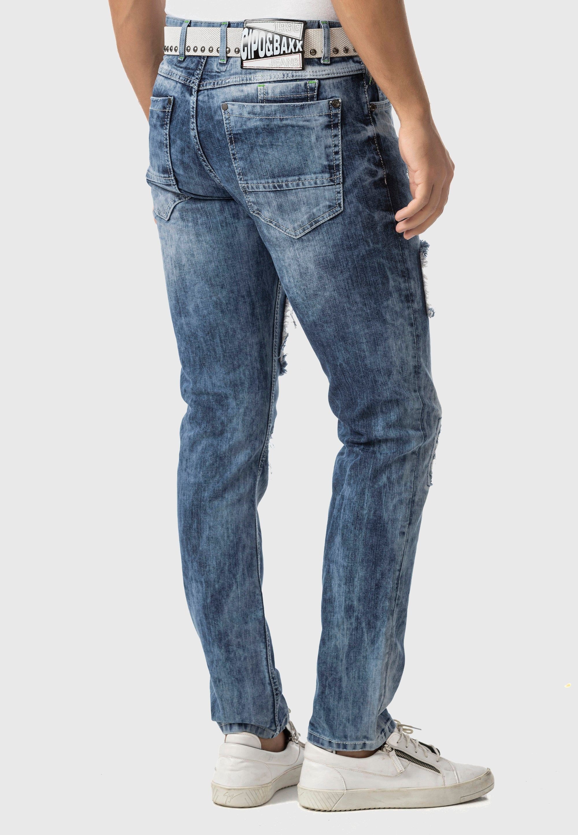 Cipo & Baxx 5-Pocket-Jeans »Jeans«, im Used-Look