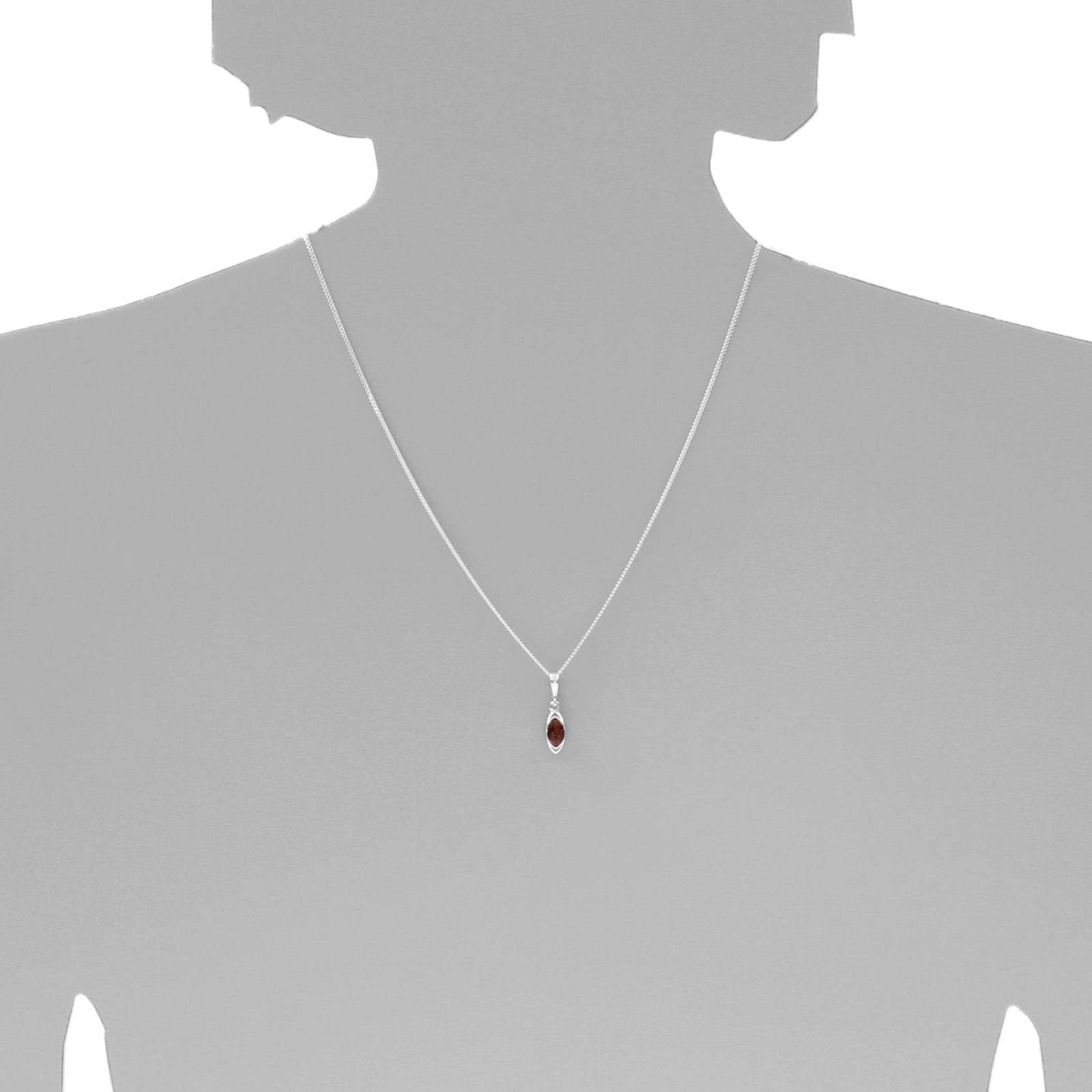 OSTSEE-SCHMUCK Kettenanhänger »- Telia - Silber 925/000 - Bernstein«