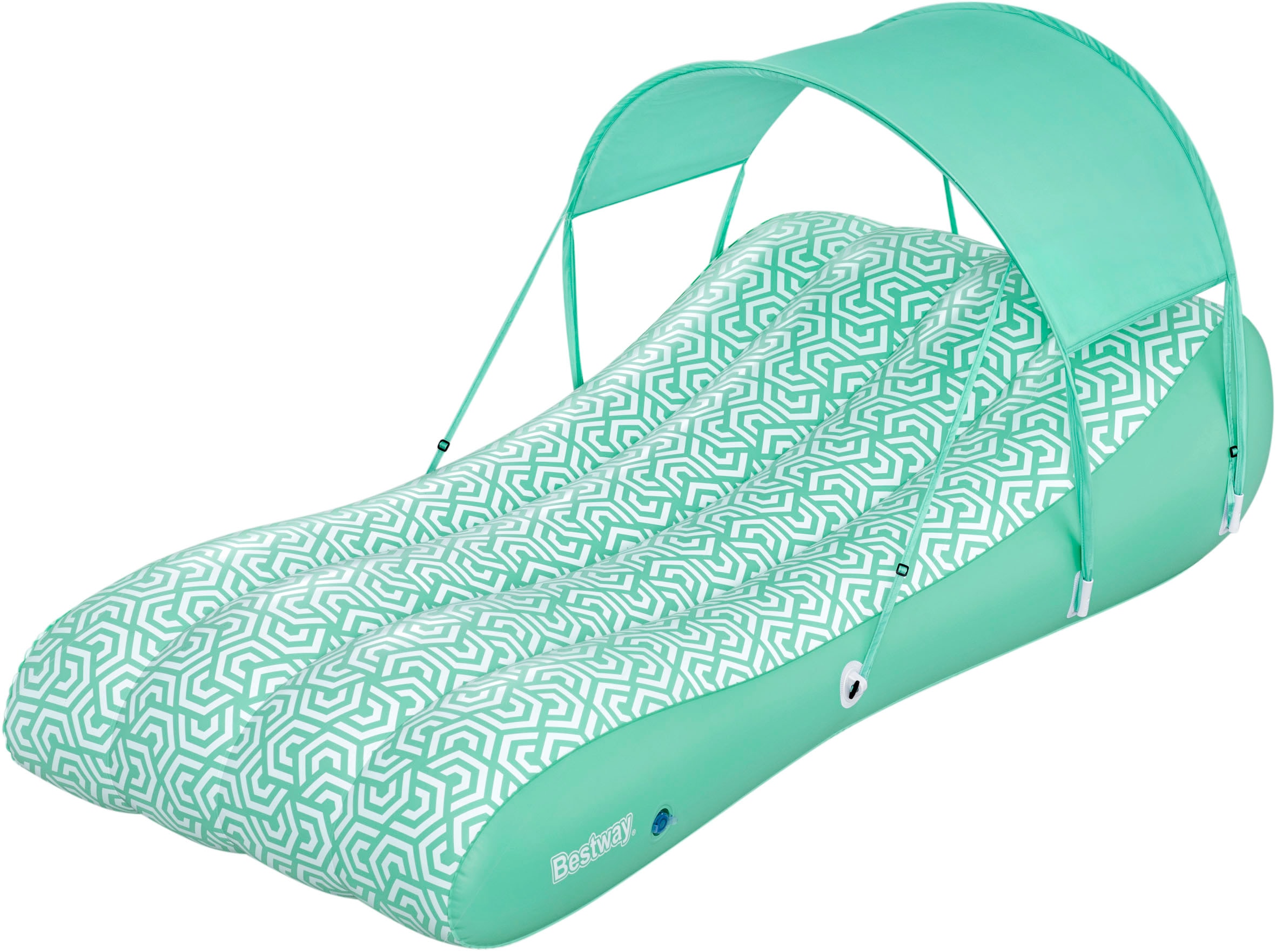 Bestway Luftmatratze "Comfy Chill™", 178x102 cm, mit abnehmbarem Sonnenschutzdach