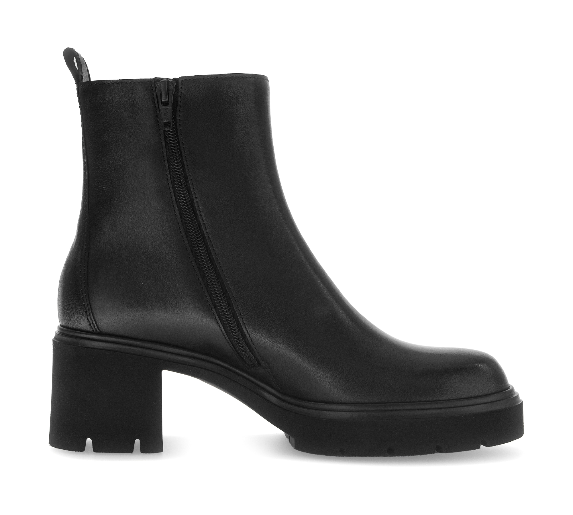 Gabor Stiefelette, Blockabsatz, Ankleboots, Businessboots mit dezenten Ziernähten