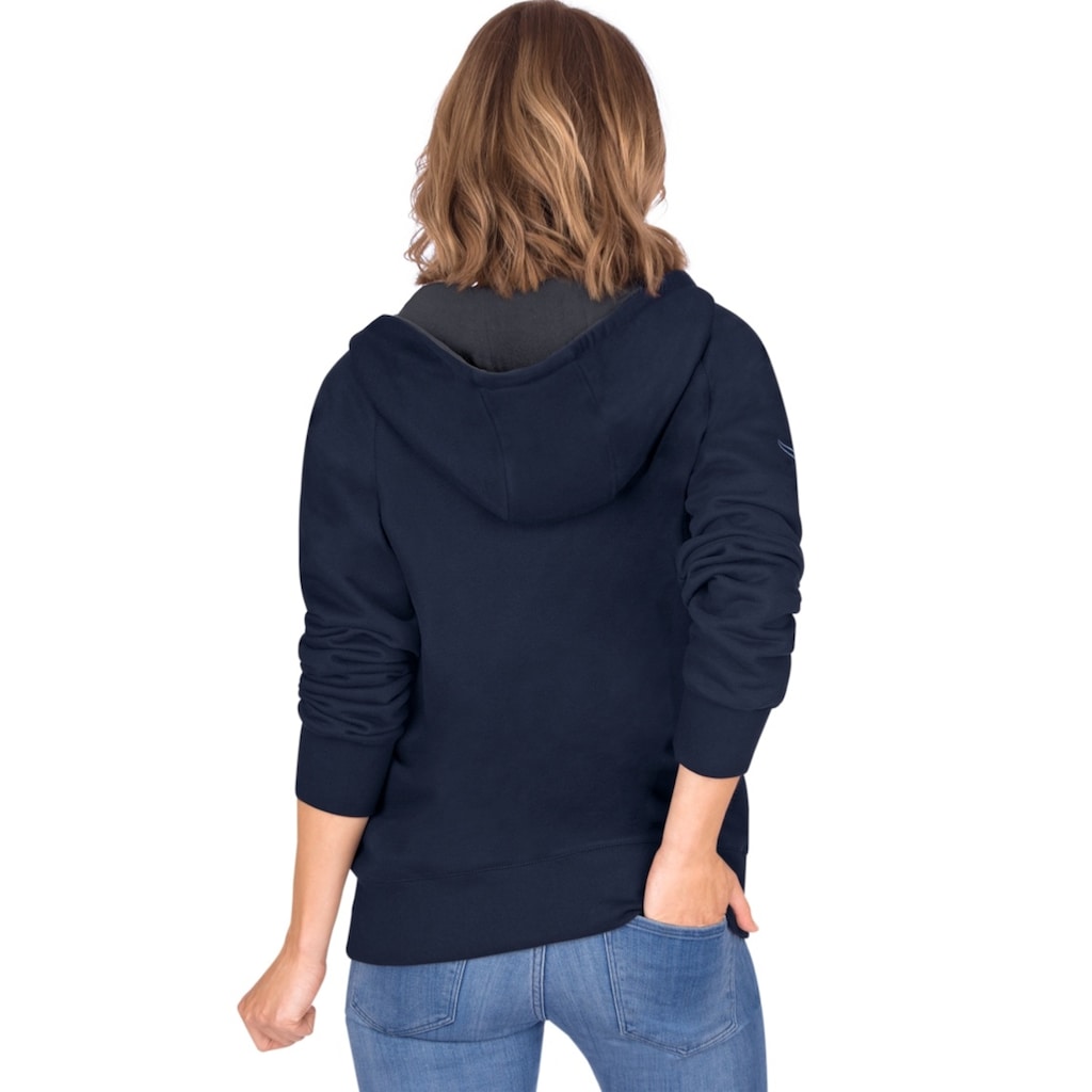 Trigema Sweatjacke »TRIGEMA Sweatjacke mit Kapuze«, (1 tlg.)