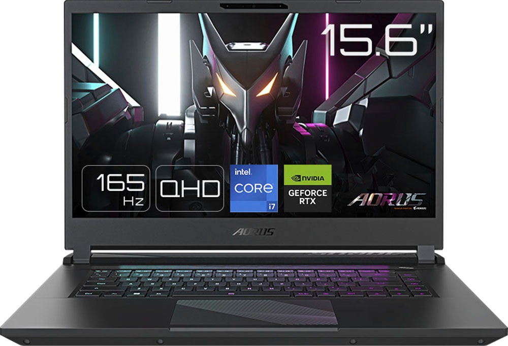 Gigabyte Gaming-Notebook »AORUS 15 BKF-73DE754SH«, 39,6 cm, / 15,6 Zoll, Intel, Core i7, GeForce RTX 4060, 1000 GB SSD
