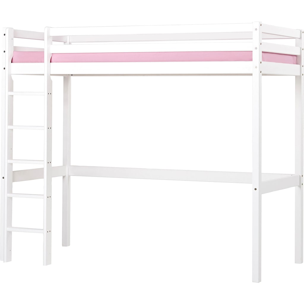 Hoppekids Hochbett »ECO Dream«, 90x200 mit Matratze Rosa, umbaubar