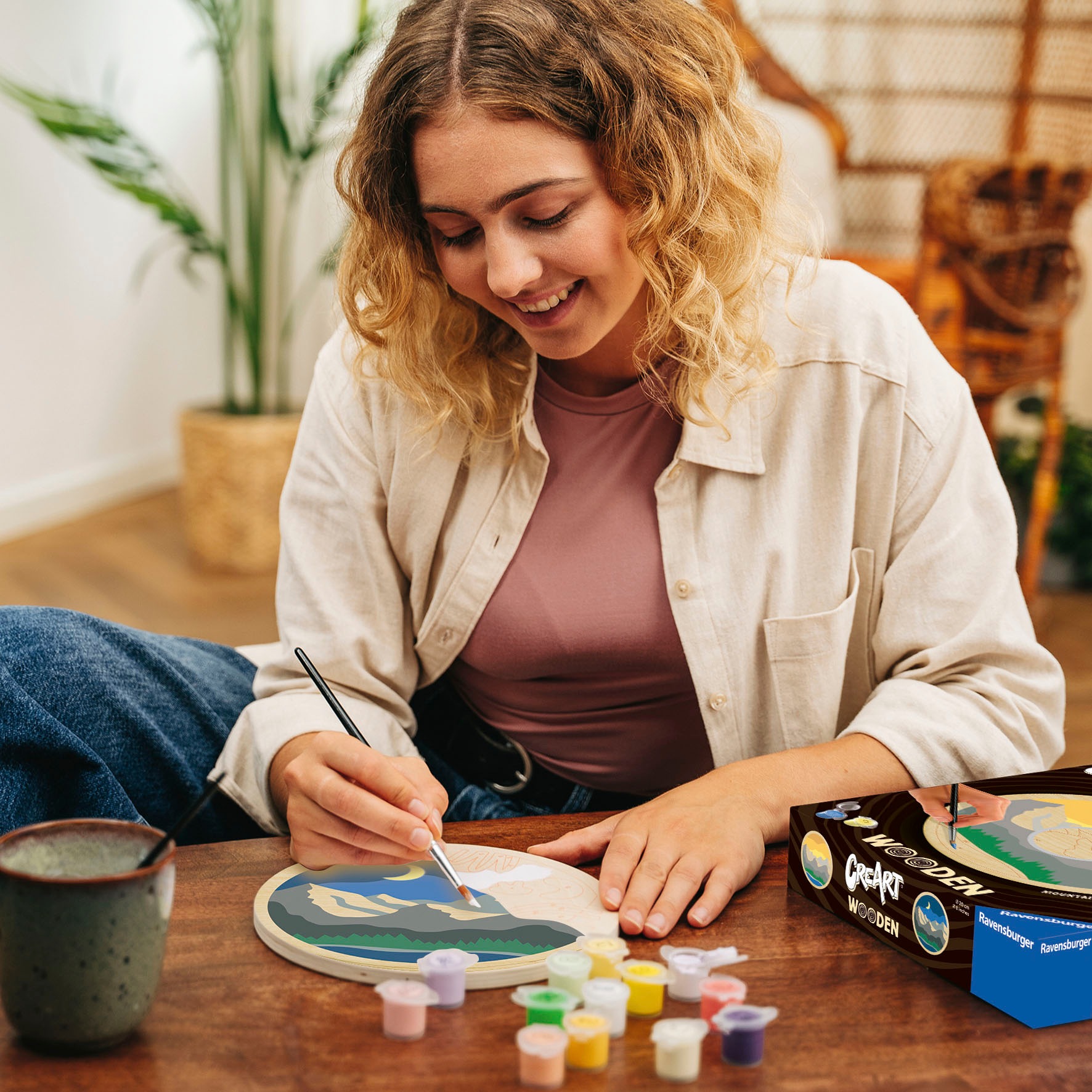 Ravensburger Malen nach Zahlen »CreArt, Wooden, Mountains« Made in Europe