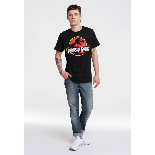 LOGOSHIRT T-Shirt »Jurassic Park Logo«, mit coolem Print ▷ bestellen | BAUR