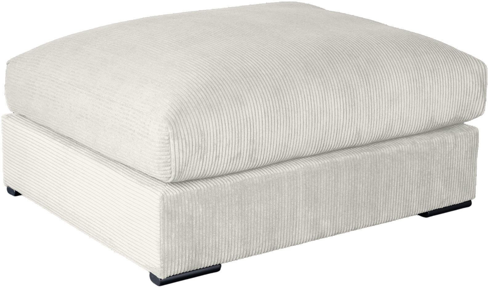 Home affaire Polsterhocker "Finca XL, B: 101 cm" Mega-Hocker, in Cord oder Chenille-Struktur wählbar