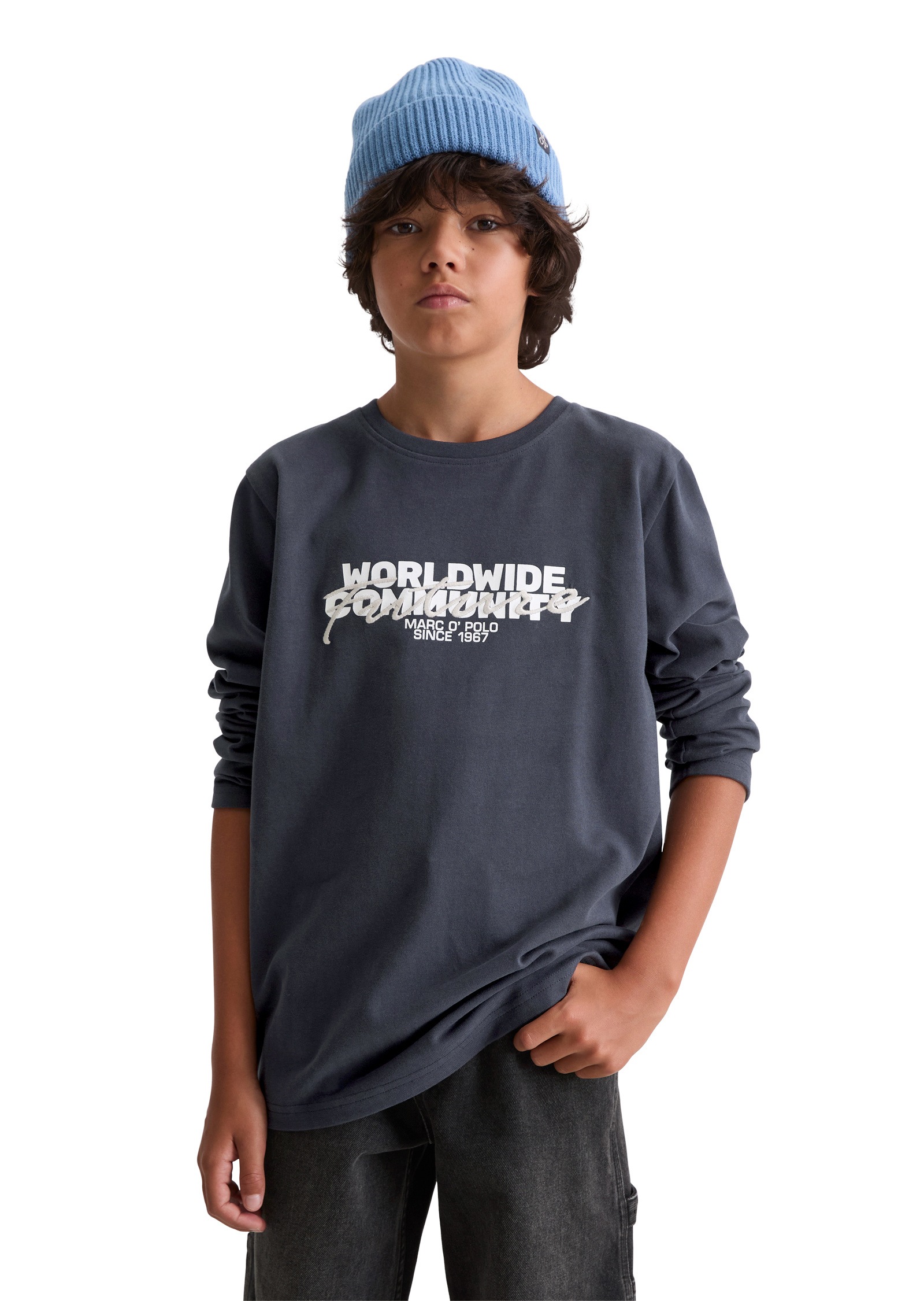 Marc O'Polo Langarmshirt »aus reiner Bio-Baumwolle«
