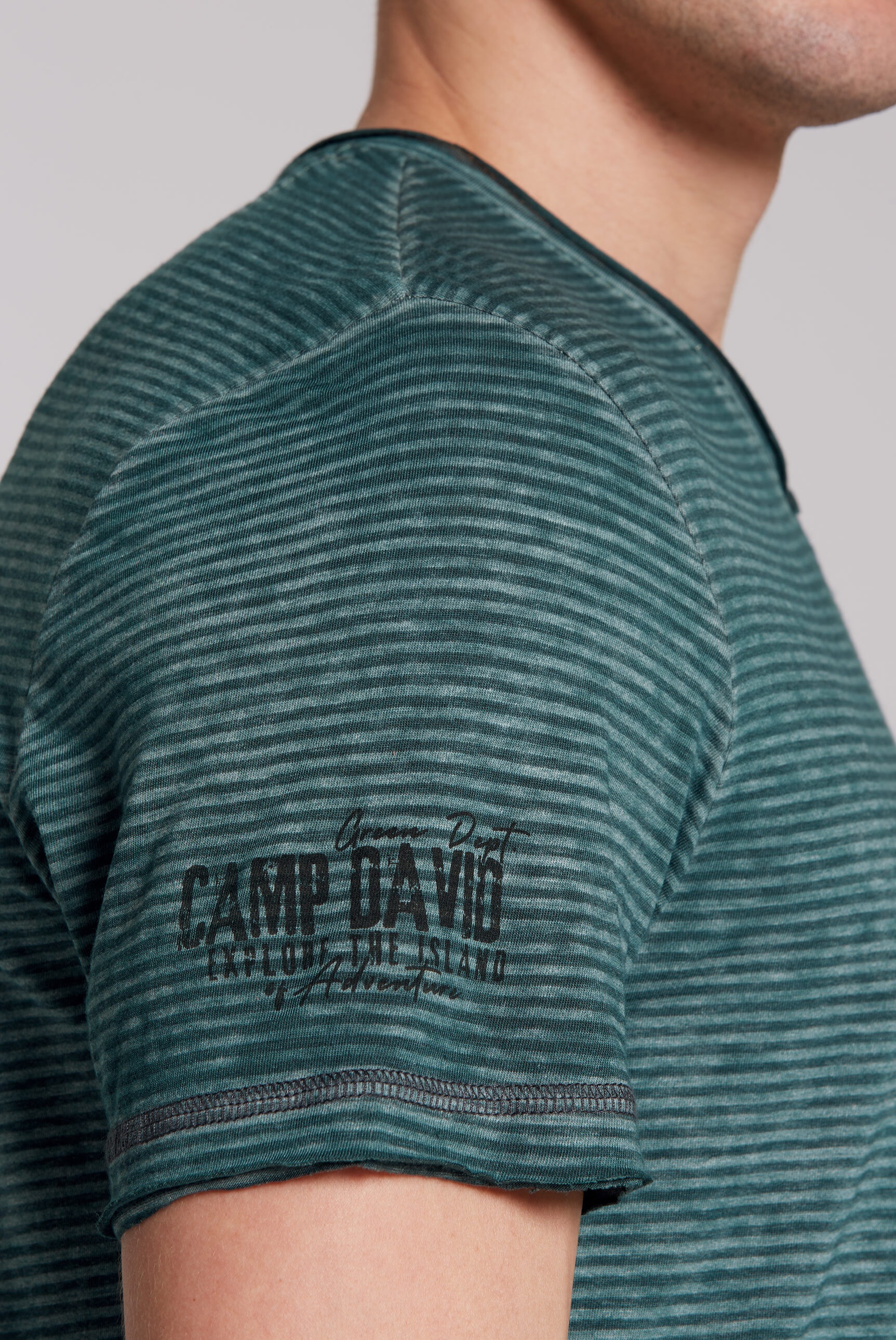 CAMP DAVID V-Shirt, mit Baumwolle