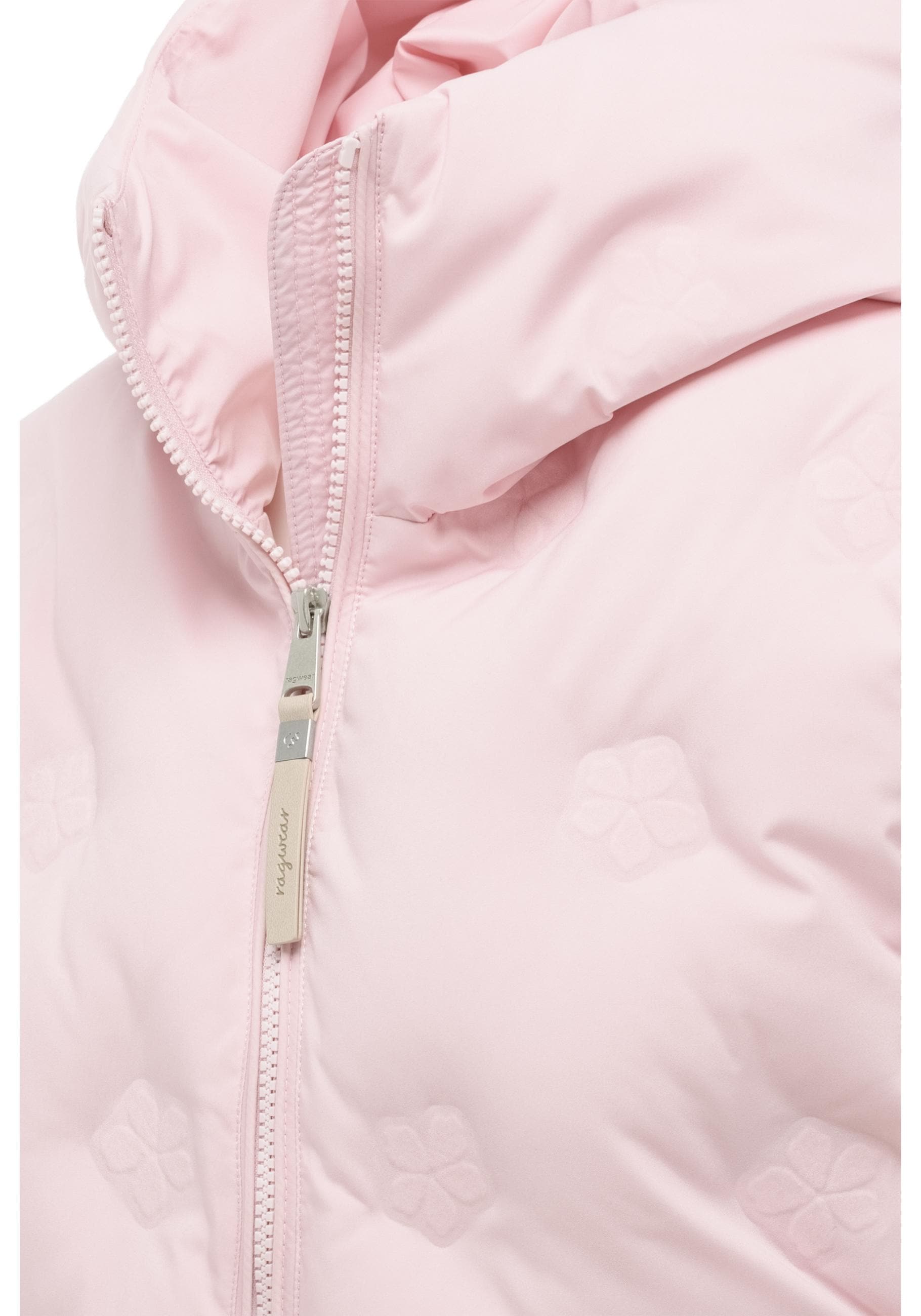 Ragwear Winterjacke »Lynnox Embossed Y« mit Kapuze Pufferjacke mit floraler Ton-in-Ton-Prägung