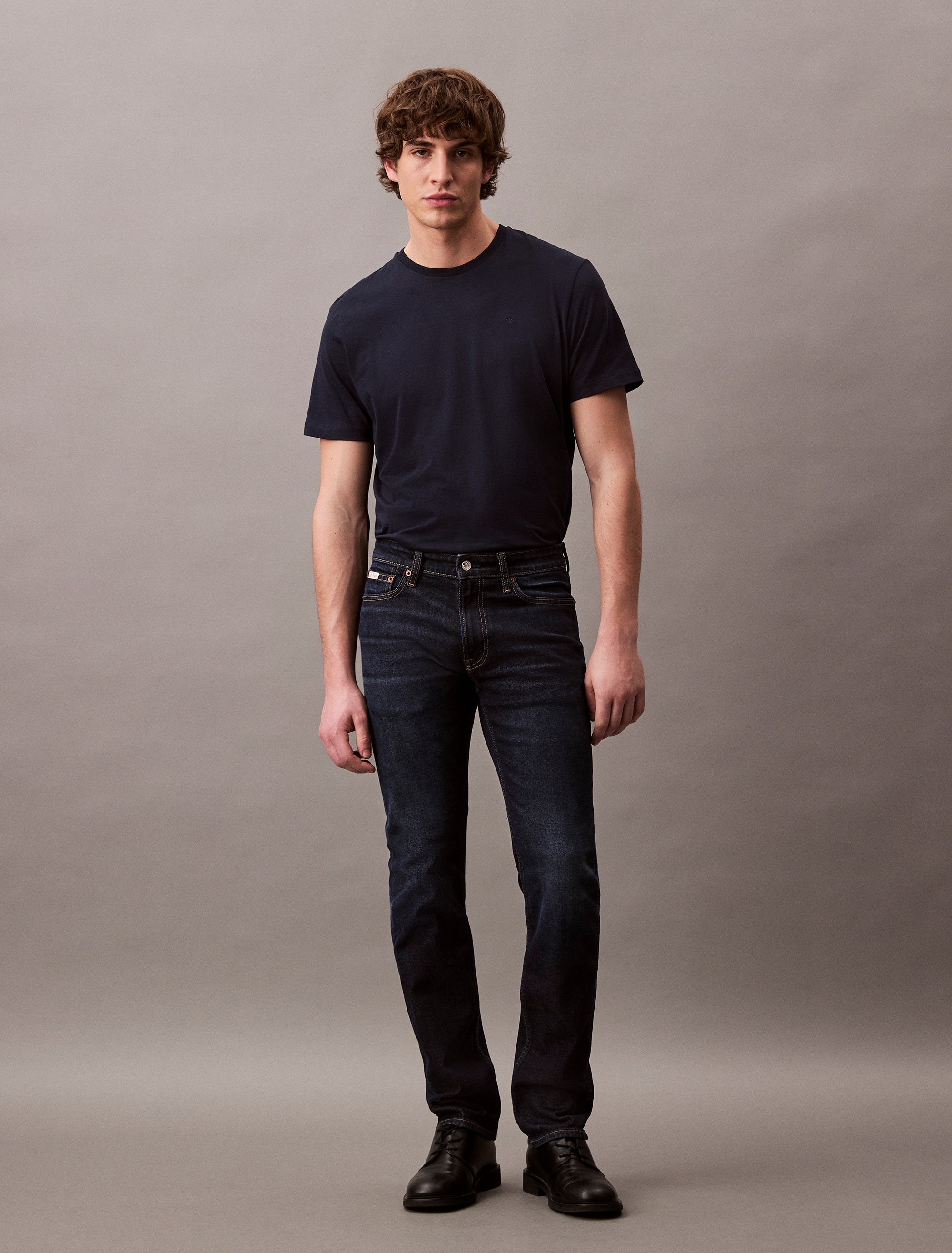 Calvin Klein Jeans Slim-fit-Jeans "SLIM REBEL SAPPHIRE JEAN", in dezenter W günstig online kaufen