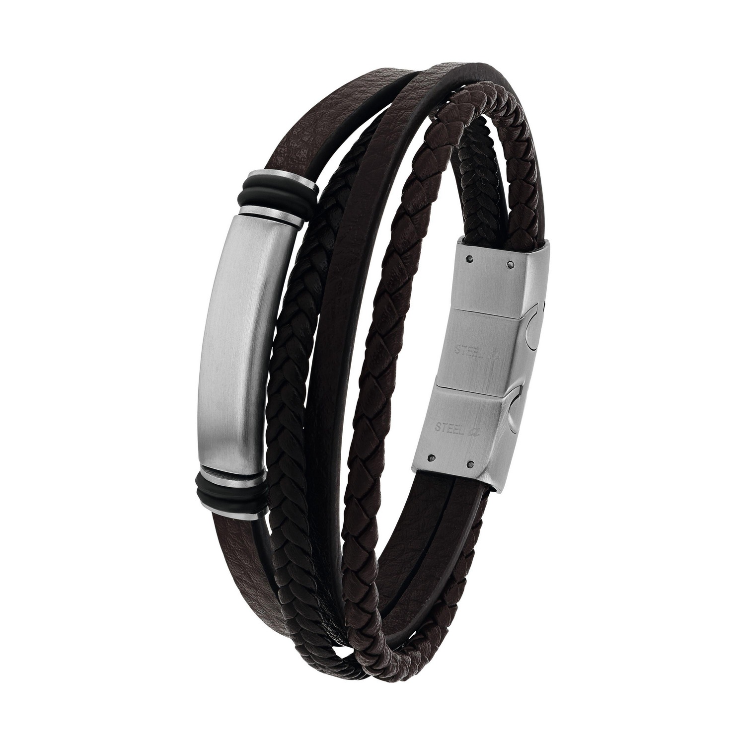 TOM TAILOR Lederarmband »mehrreihig«