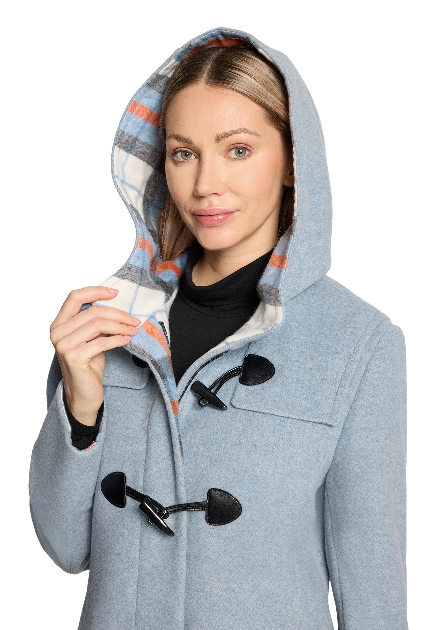 Gil Bret Outdoorjacke »Damen Dufflecoat mit Kapuze« mit Kapuze