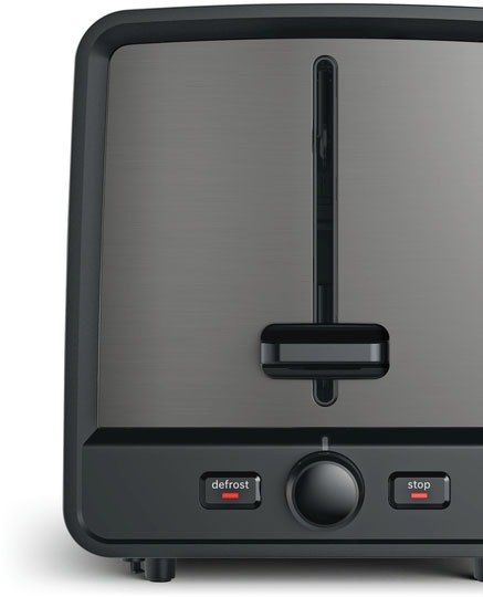 BOSCH Toaster »TAT5P425DE DesignLine«, 2 kurze Schlitze, 970 W