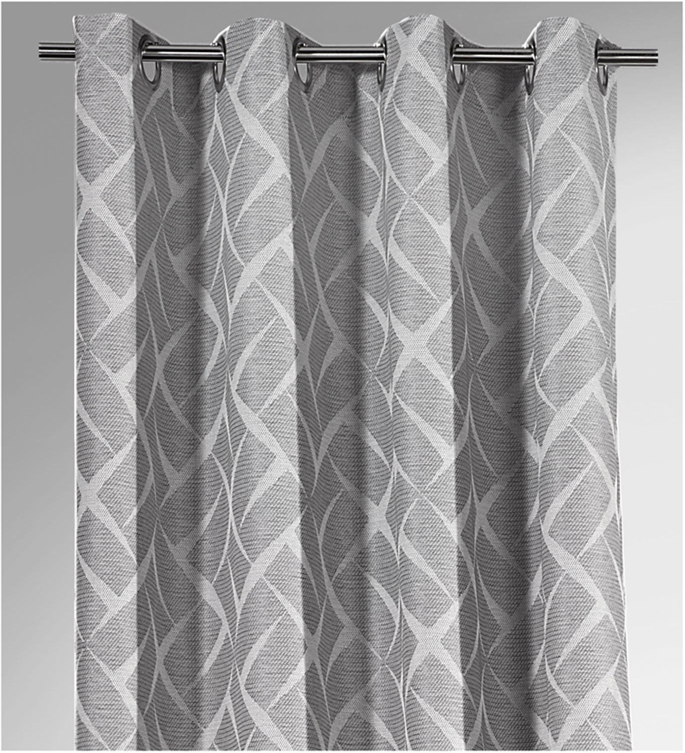 Thumbnail - Weckbrodt Vorhang "Jasper", (1 St.), Jacquard, Ösen, toller 3D-Effekt, blickdicht, Gardine, Store