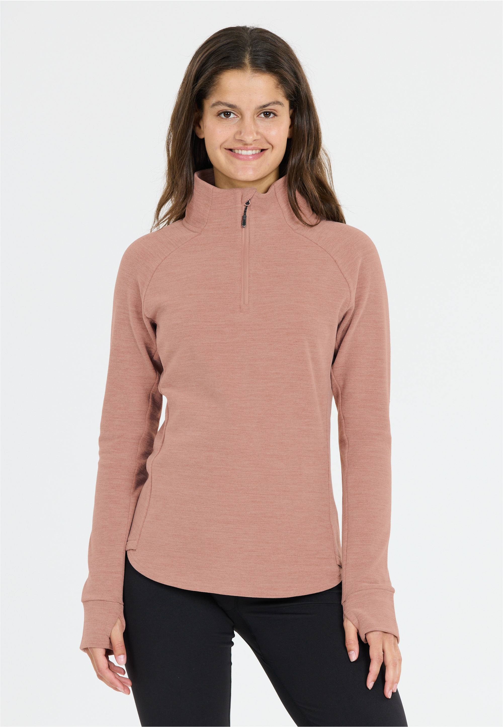 WHISTLER Funktionsshirt "Kajsa" mit wärmendem Stehkragen und Halbreißversch günstig online kaufen