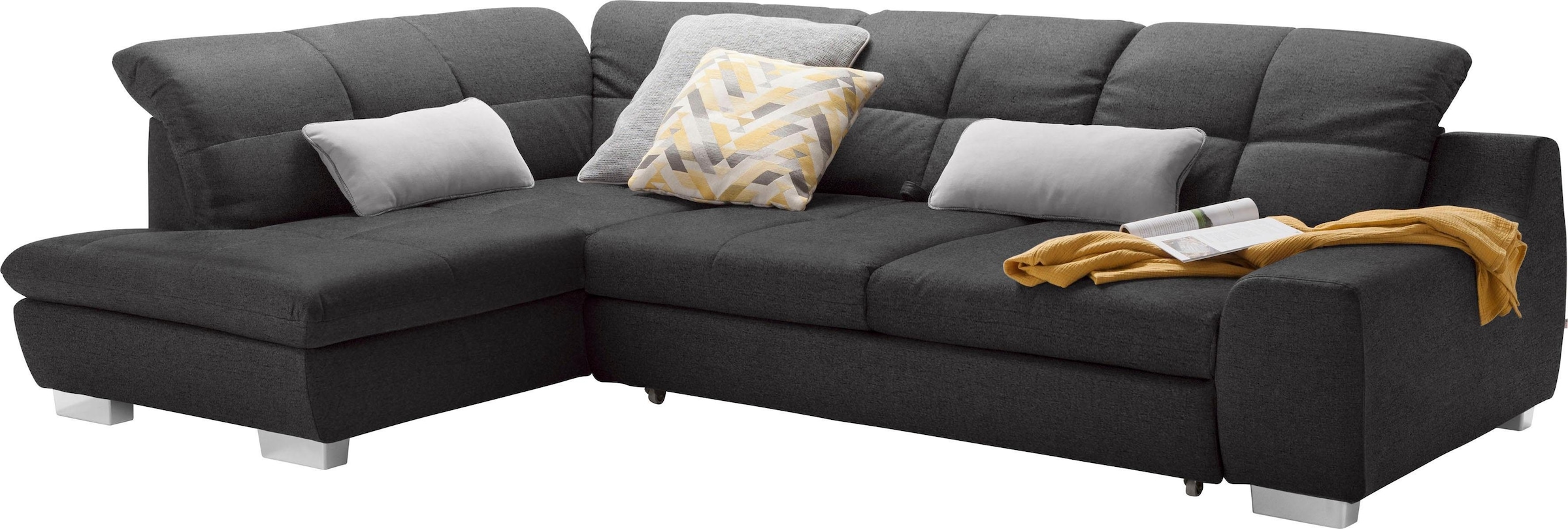 bestellen by | 4300«, Ecksofa Nierenkissen Sitztiefenverstellung »SO und set BAUR one inklusive Musterring