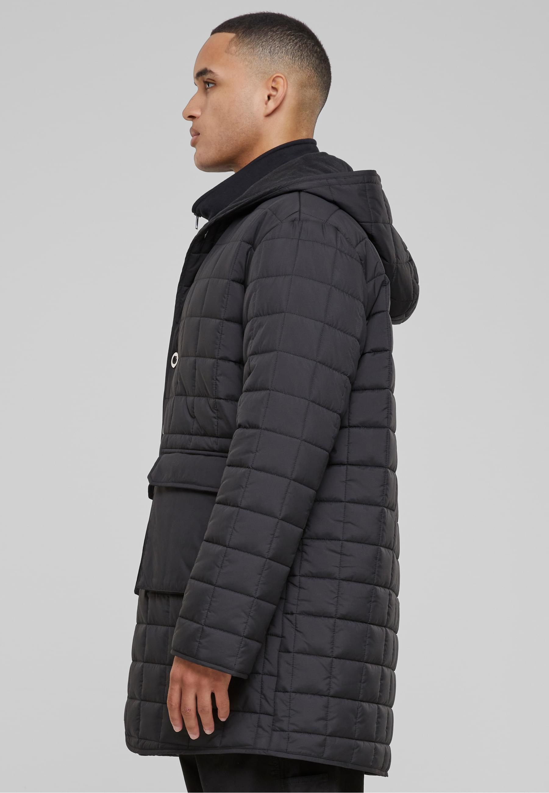 URBAN CLASSICS Winterjacke »Urban Classics Herren Polar Fleece Lined Parka«, (1 St.), mit Kapuze