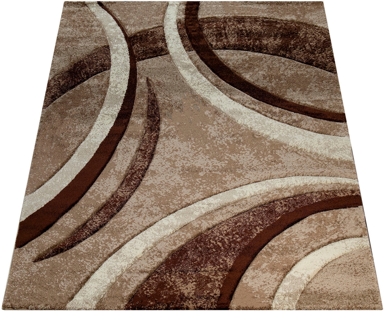 Paco Home Teppich »Brillance 758«, rechteckig, 18 mm Höhe, Kurzflor, modernes geometrisches Design, auch als Läufer
