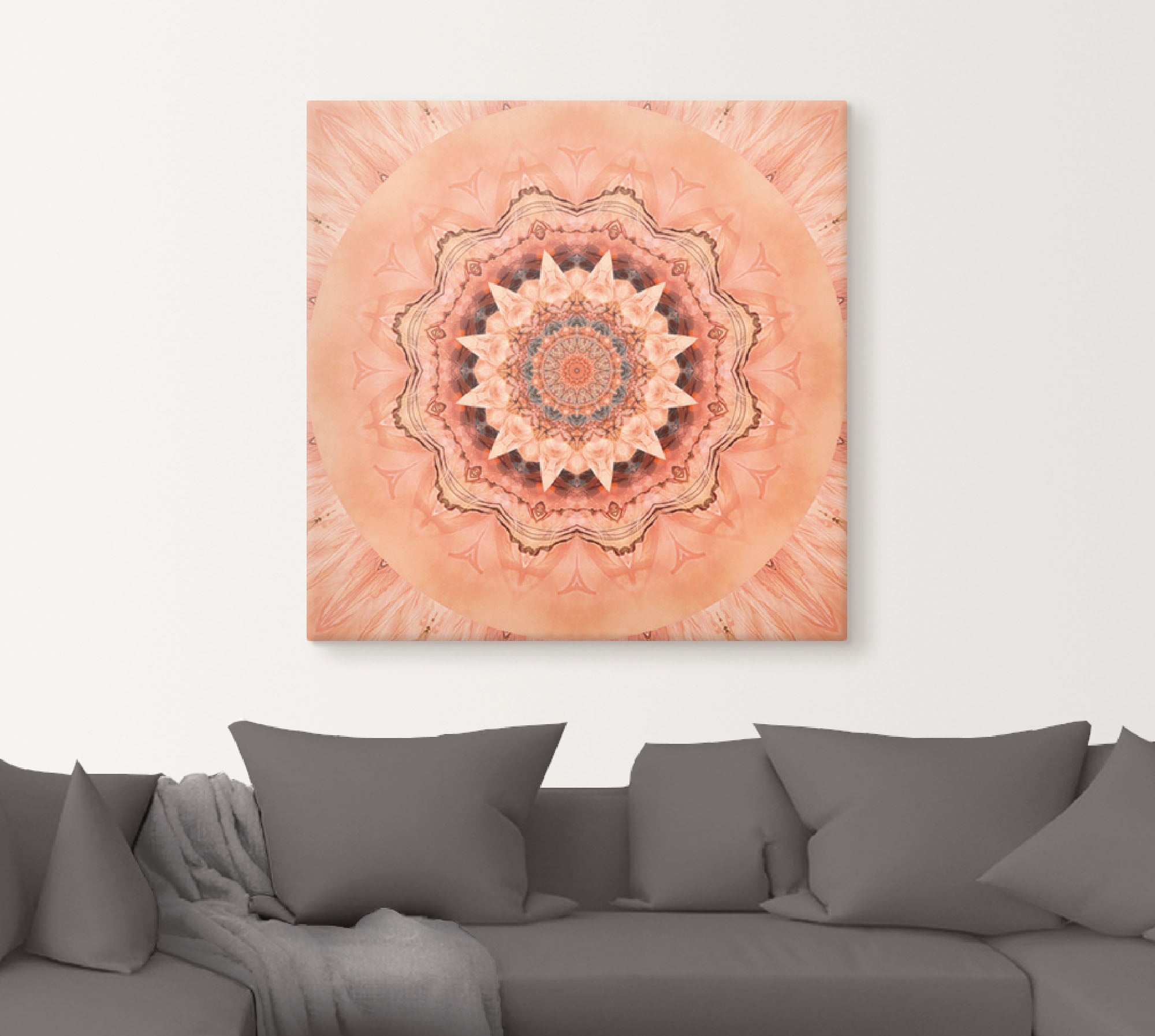 Artland Wandbild »Mandala Barmherzigkeit«, Muster, (1 St.), als Leinwandbild, Poster in verschied. Größen