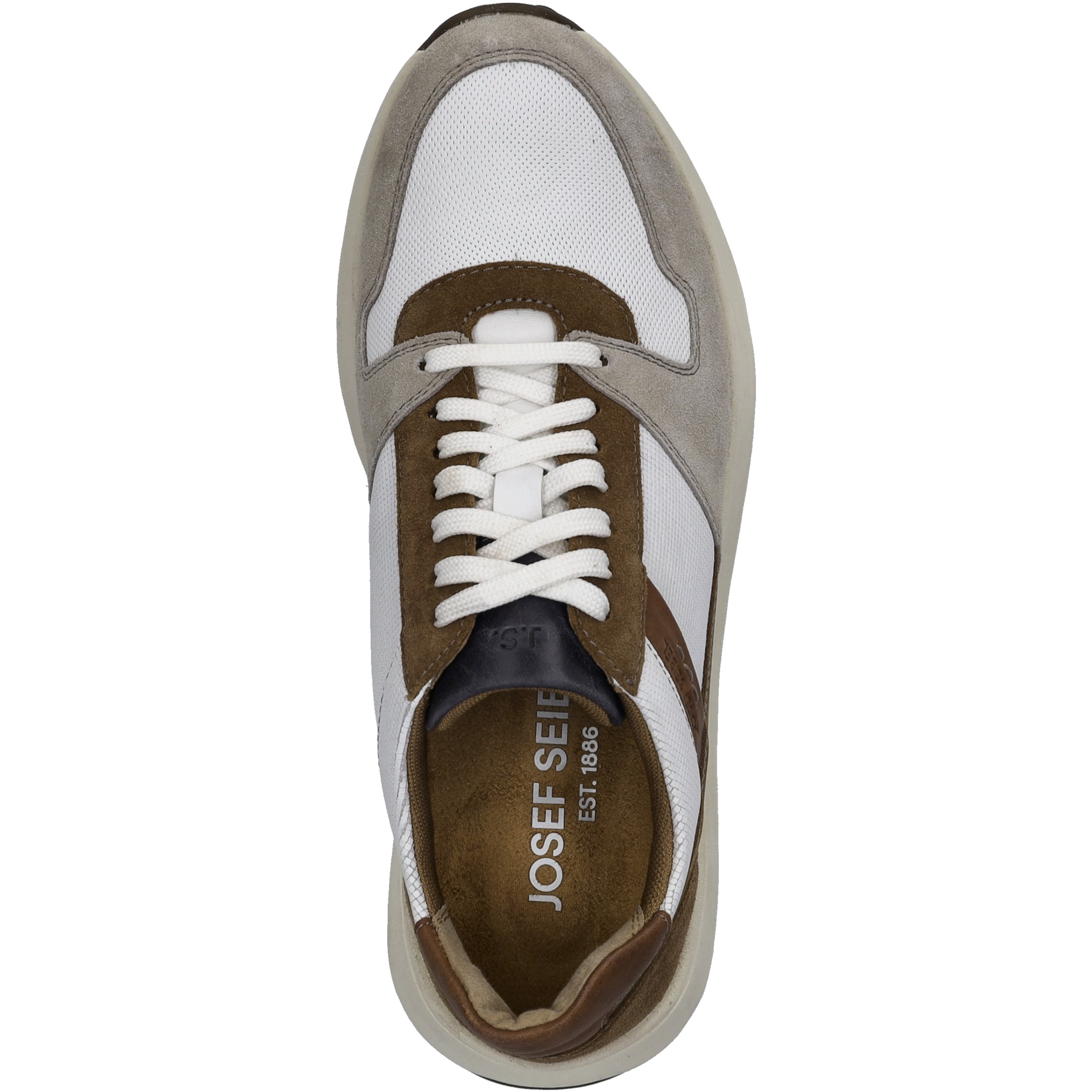 Josef Seibel Sneaker »Cameron 10, weiss-braun«