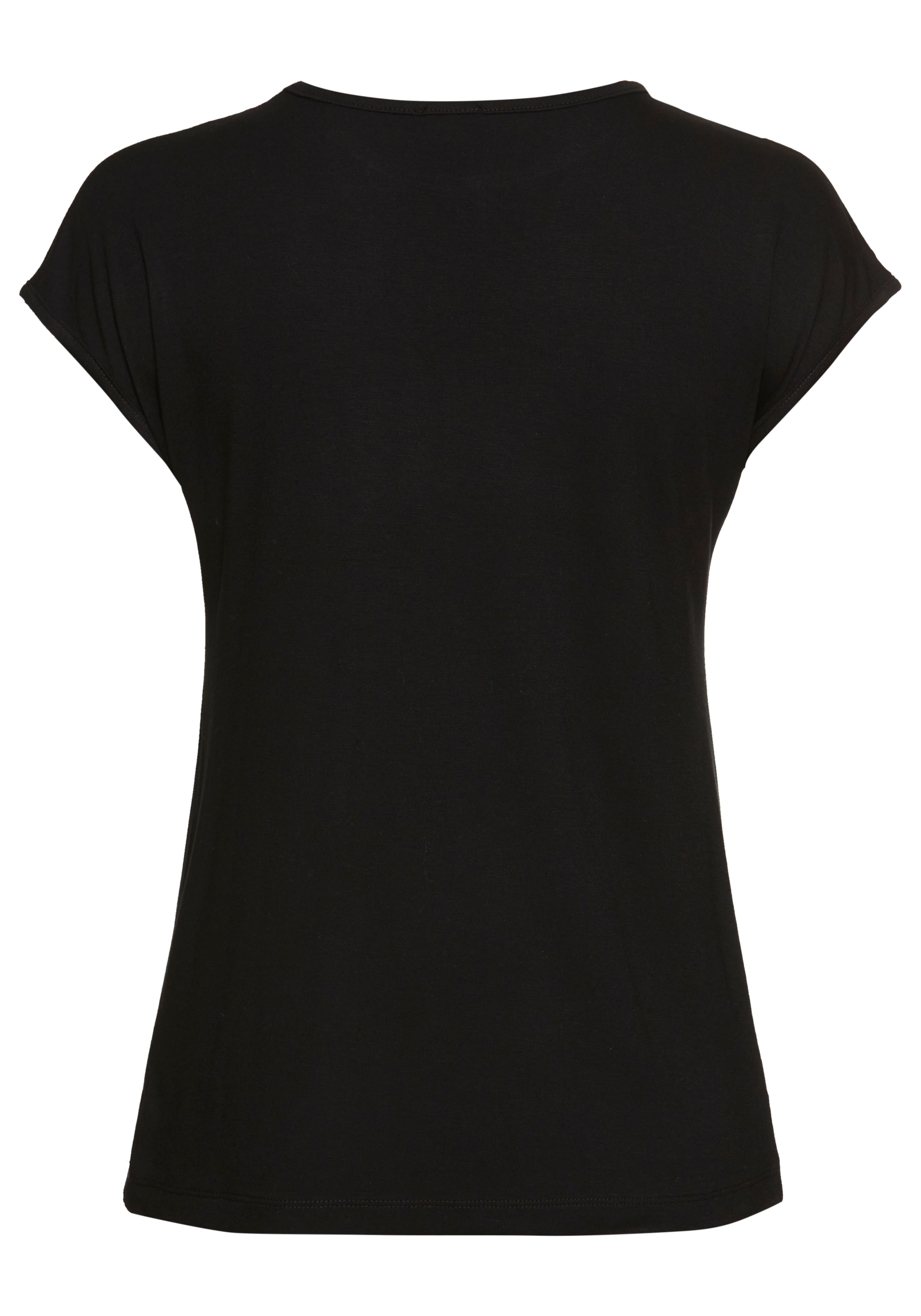 Laura Scott Rundhalsshirt, mit goldfarbener Zierkette