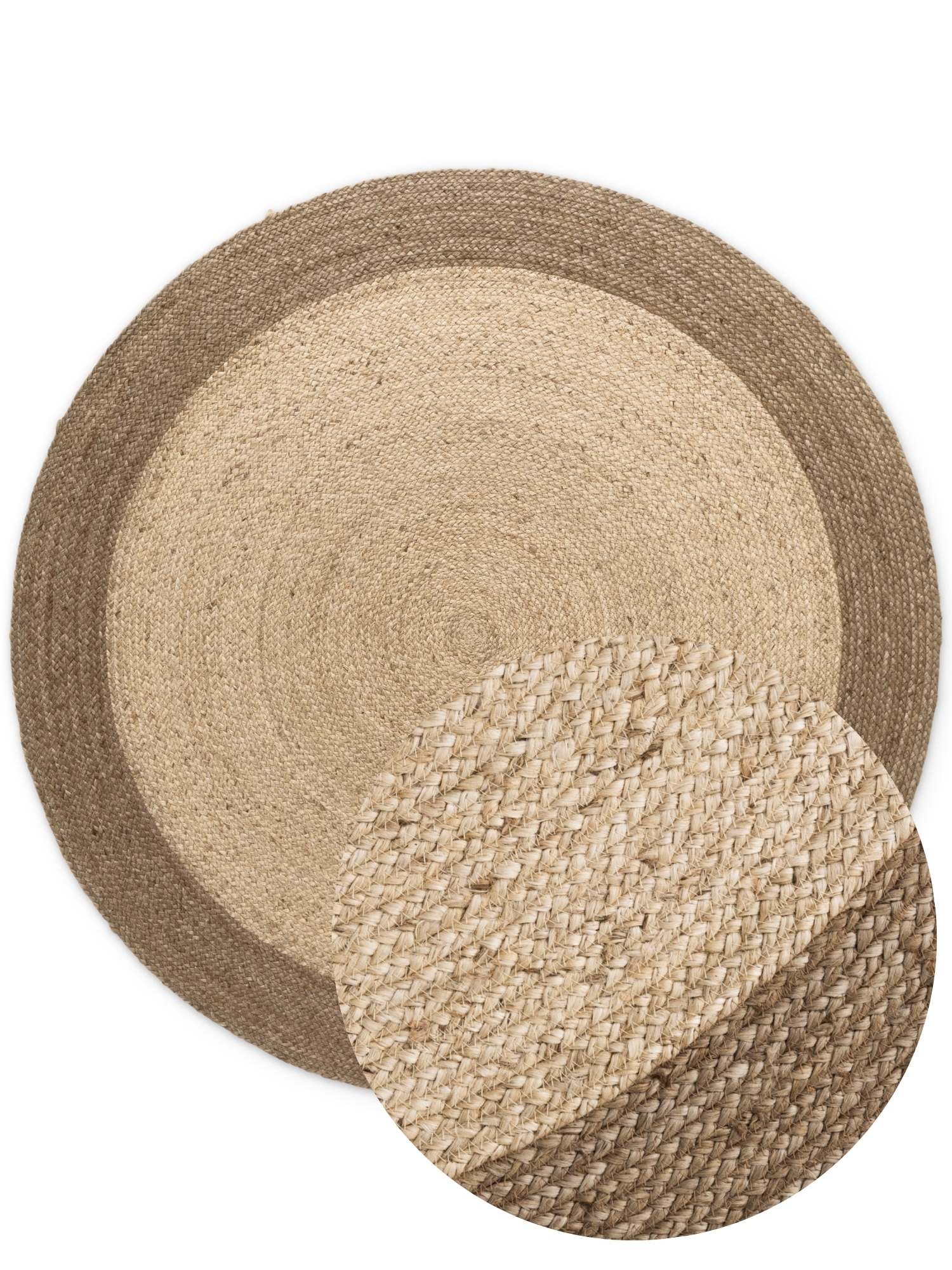 HANSE Home Teppich »Jutta Juteteppich«, rund, 9 mm Höhe, 100% Jutefaser, Natur, Wohnzimmer, Esszimmer, Flur, Boho, Skandi