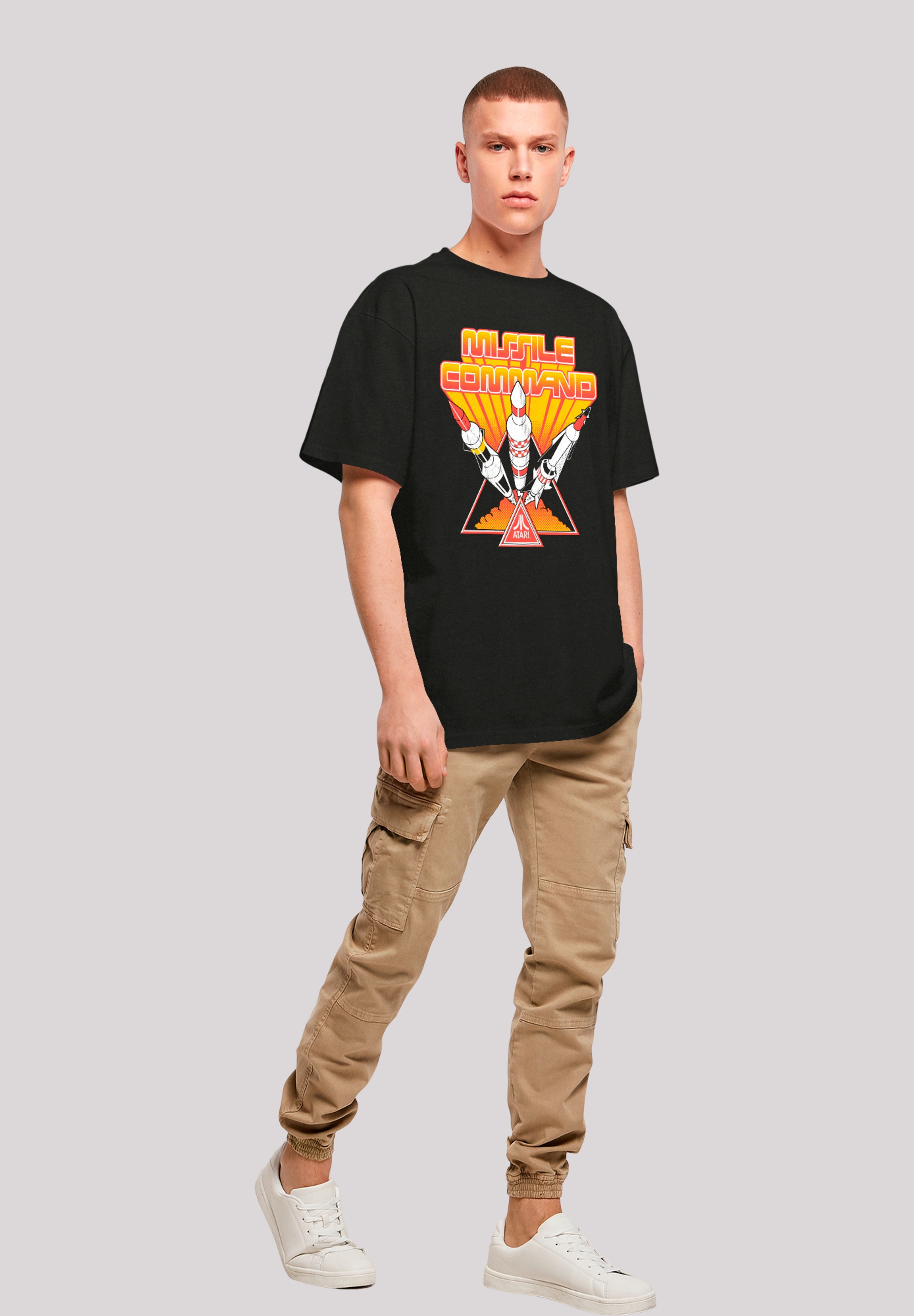 F4NT4STIC T-Shirt »Arcade Triple Shot Atari Retro Gaming«, Premium Qualität