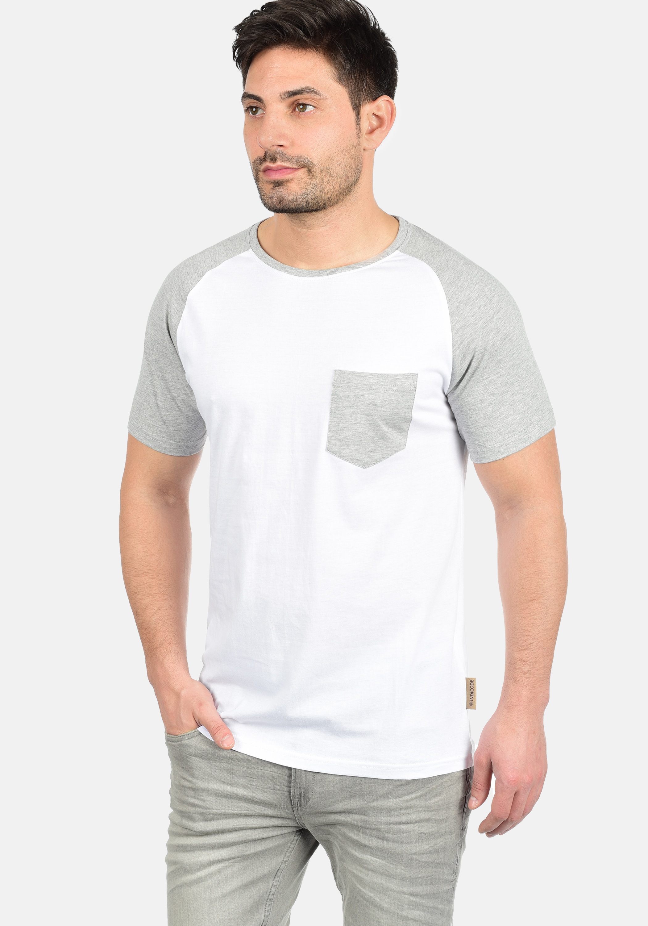 Indicode Rundhalsshirt "Rundhalsshirt IDGresham" günstig online kaufen