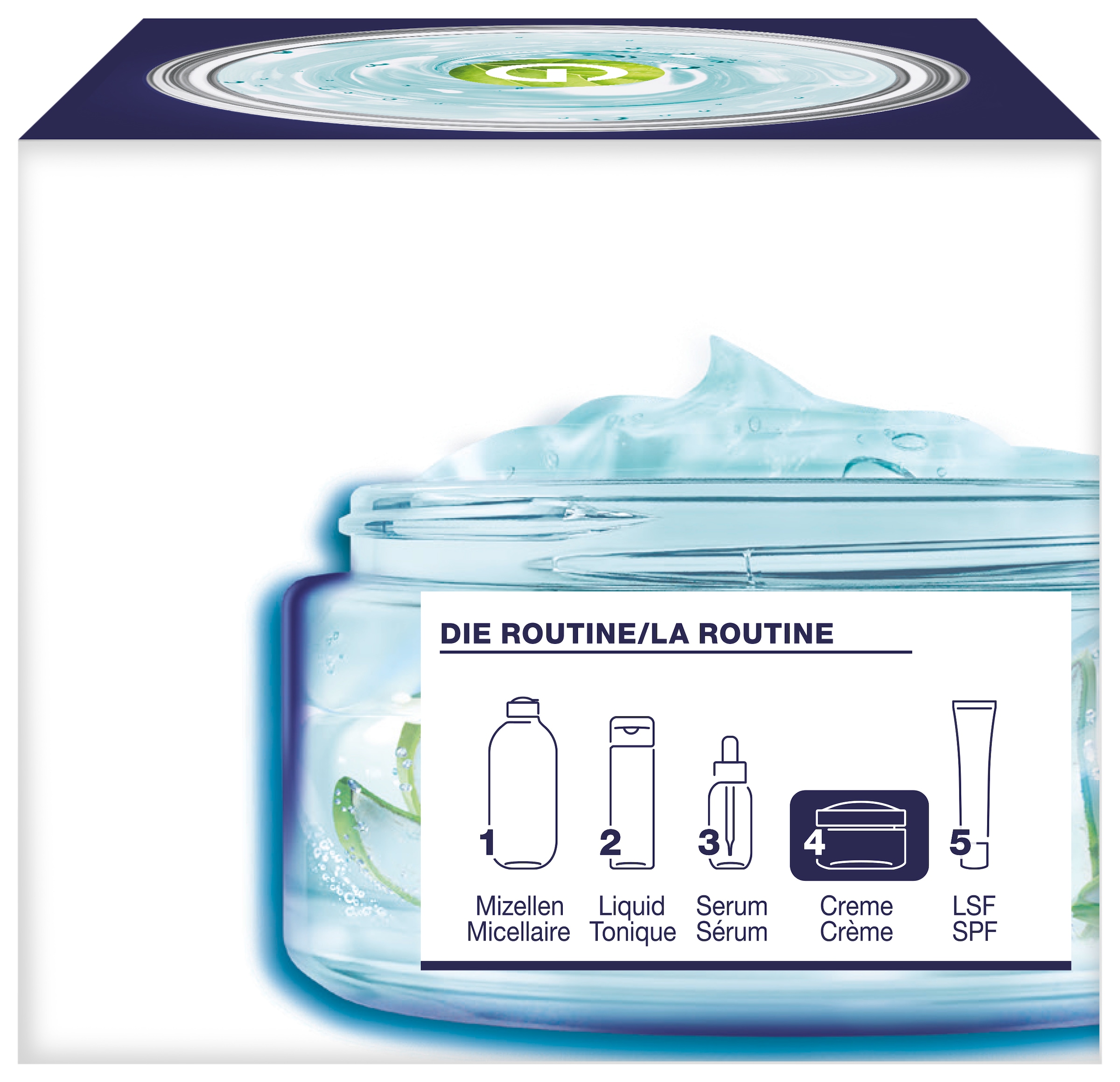 GARNIER Nachtcreme »Garnier Hyaluron Barrier Repair Gel-Creme Nachtpflege«