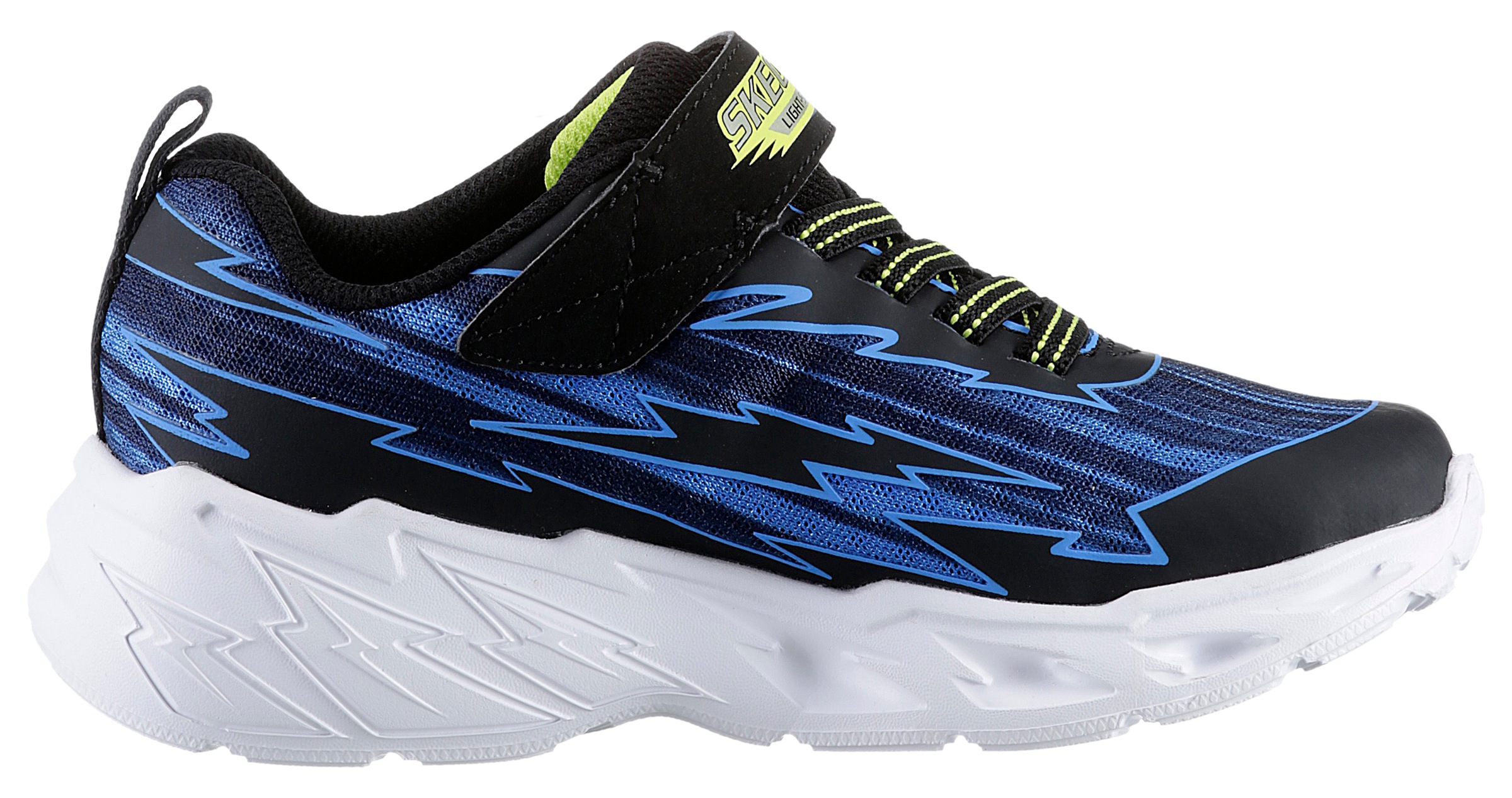 Skechers Sneaker »S-Lights: Light Storm 2.0 - Bolt-Brights«, Blinkschuh, LED Schuh, Klettschuh mit blinkender Sohle