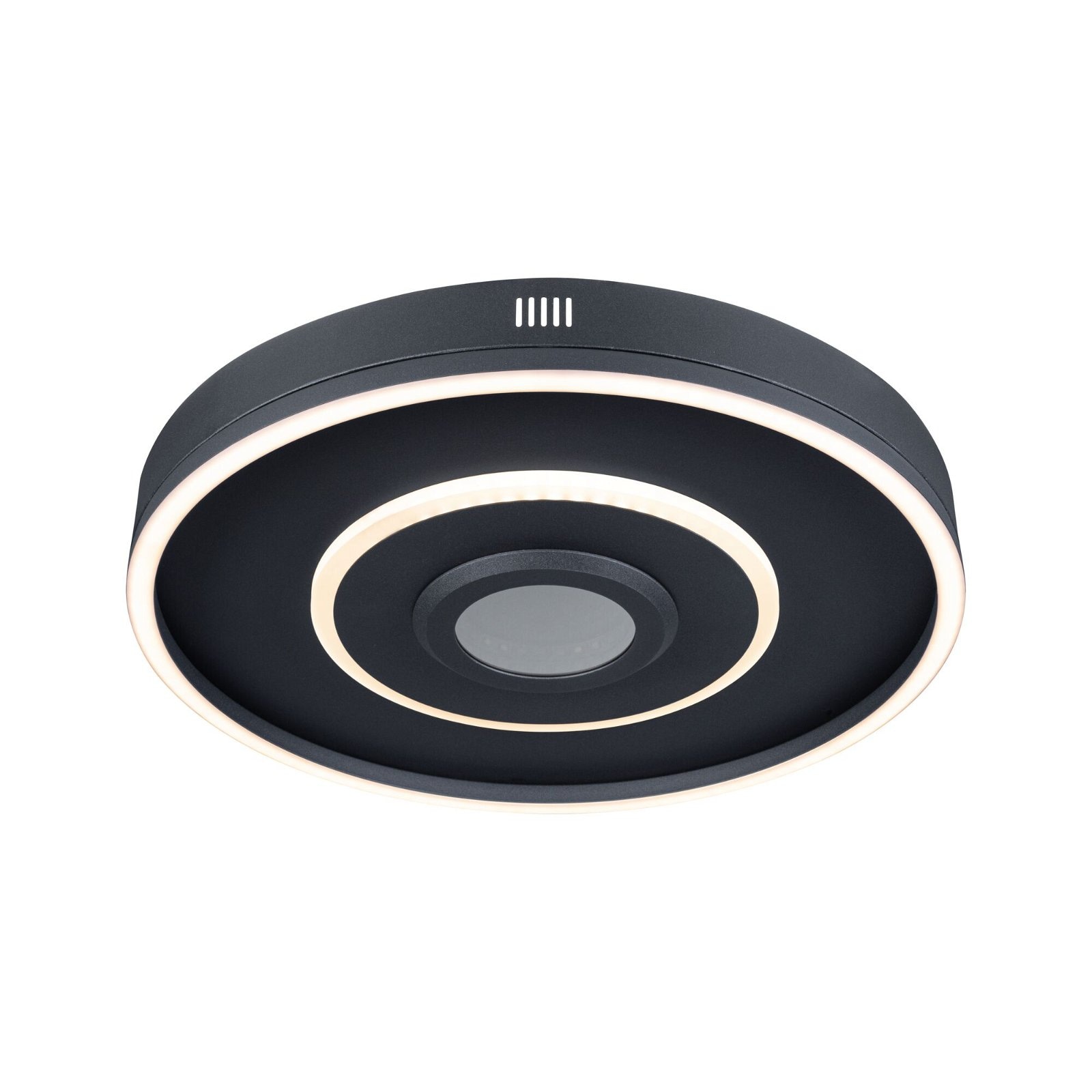 Paulmann LED Deckenleuchte »Spaceglow Four RGB+ 320lm / 800lm 230V 22W Schwarz matt«, 1 flammig, dimmbar