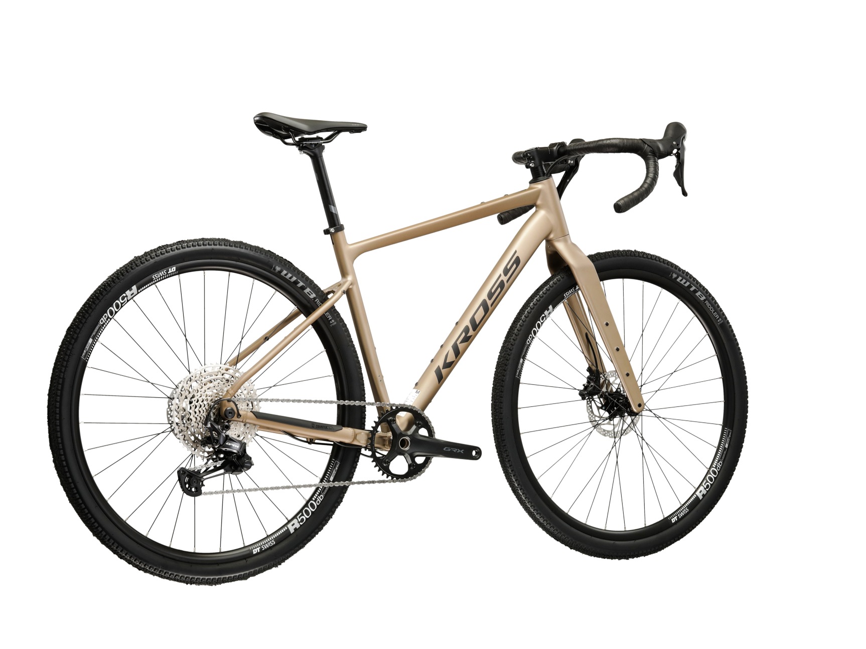 Kross Gravelbike »Gabel Carbon Esker 5.0 28" braun 12 Gänge 2026« 12 Gang Shimano GRX RX822 Schaltwerk Kettenschaltung Gabel aus Carbon