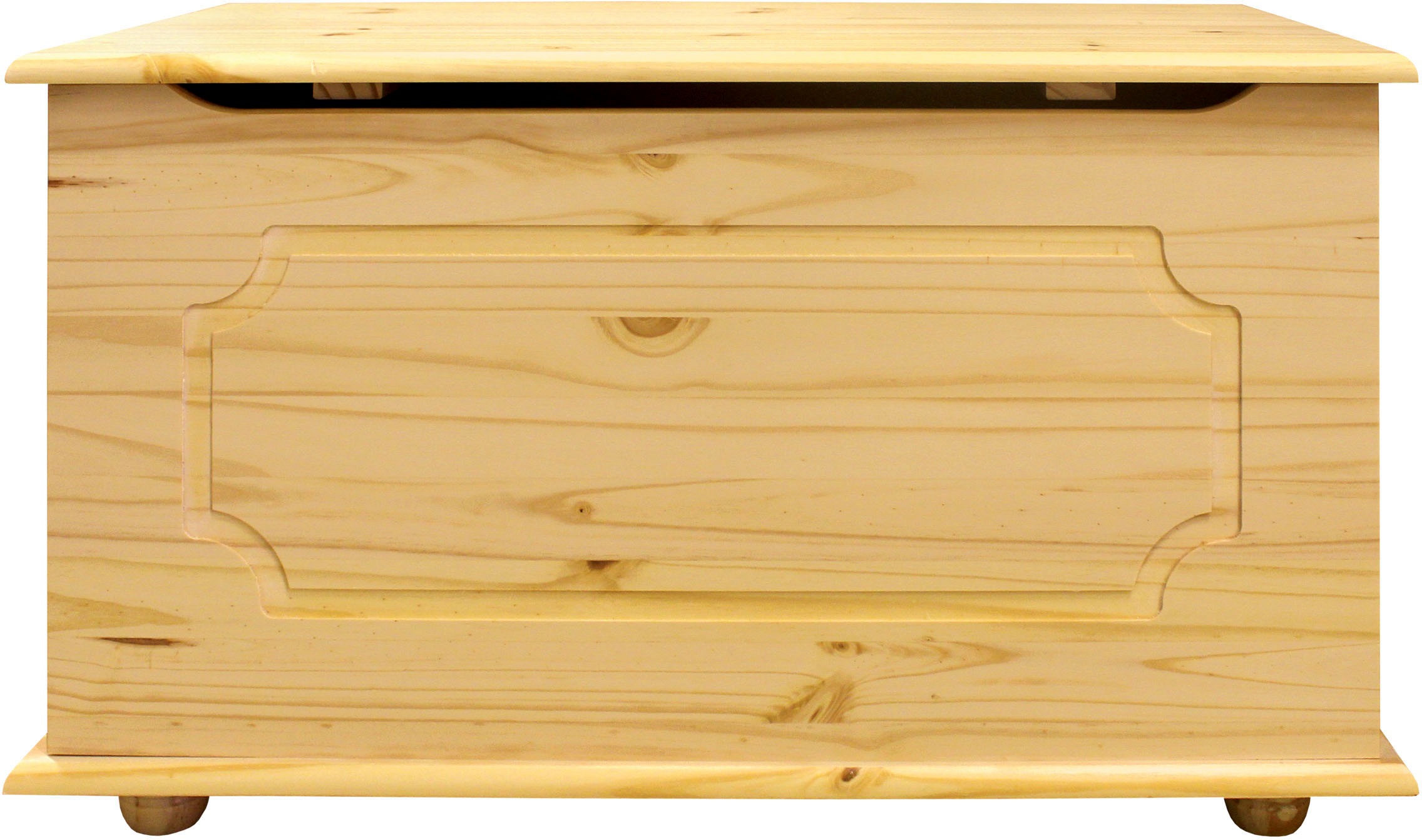 Möbilia Truhe mit massiver Holzklappe günstig online kaufen