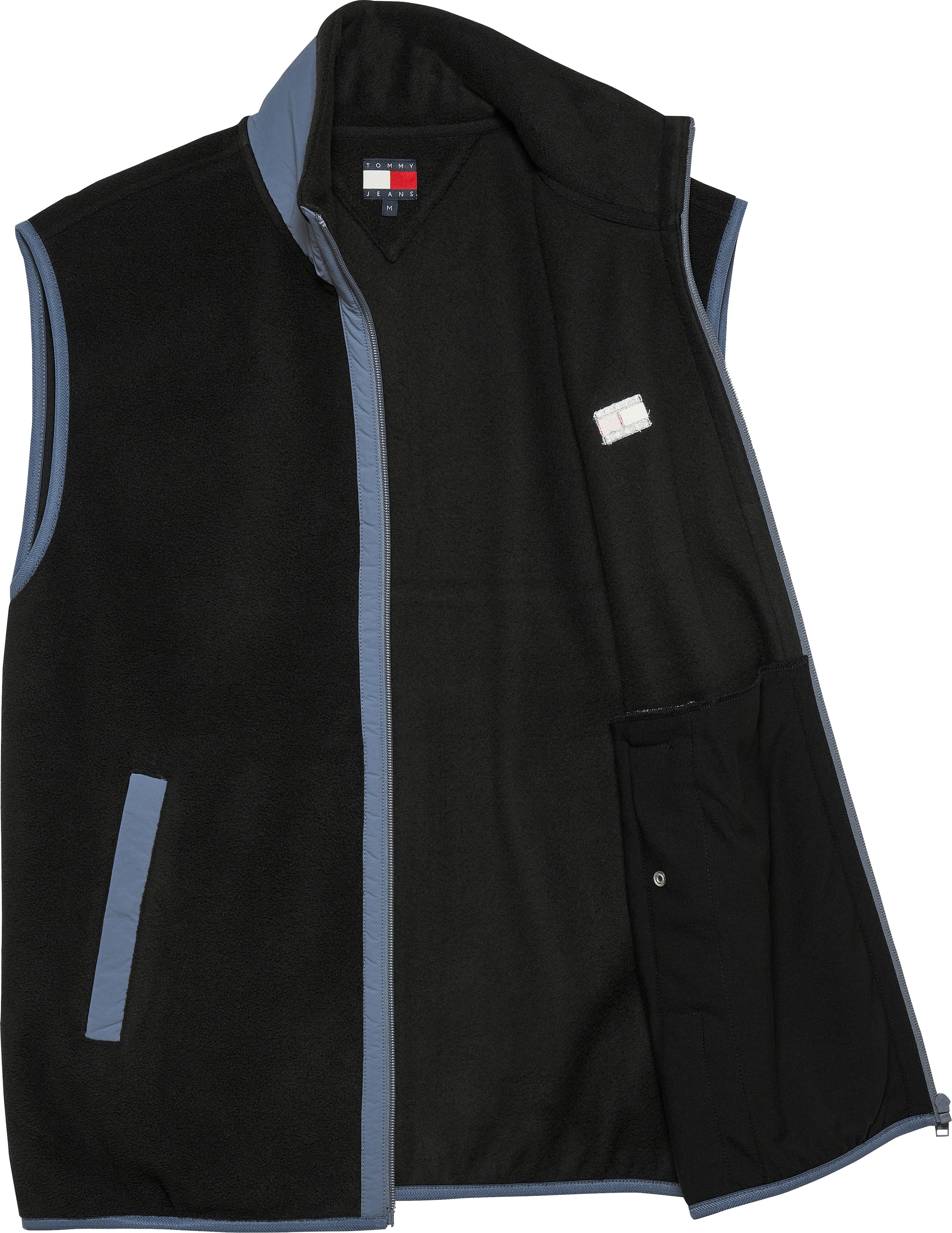 Tommy Jeans Fellimitatweste »TJM REG POLAR FLEECE VEST EXT«, Mit Rundhalsausschnitt