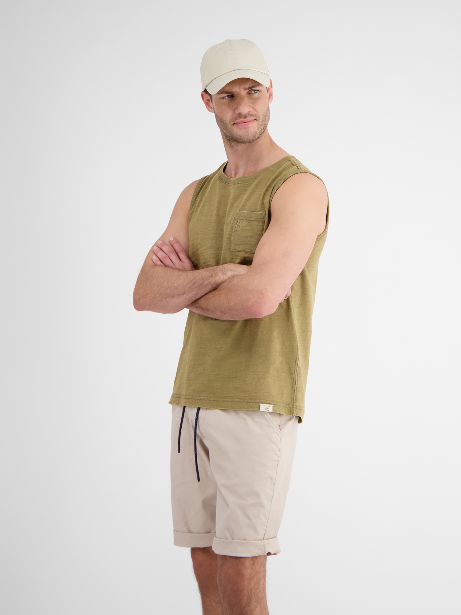 LERROS Muskelshirt »LERROS Bequemes Tanktop mit Brusttasche«