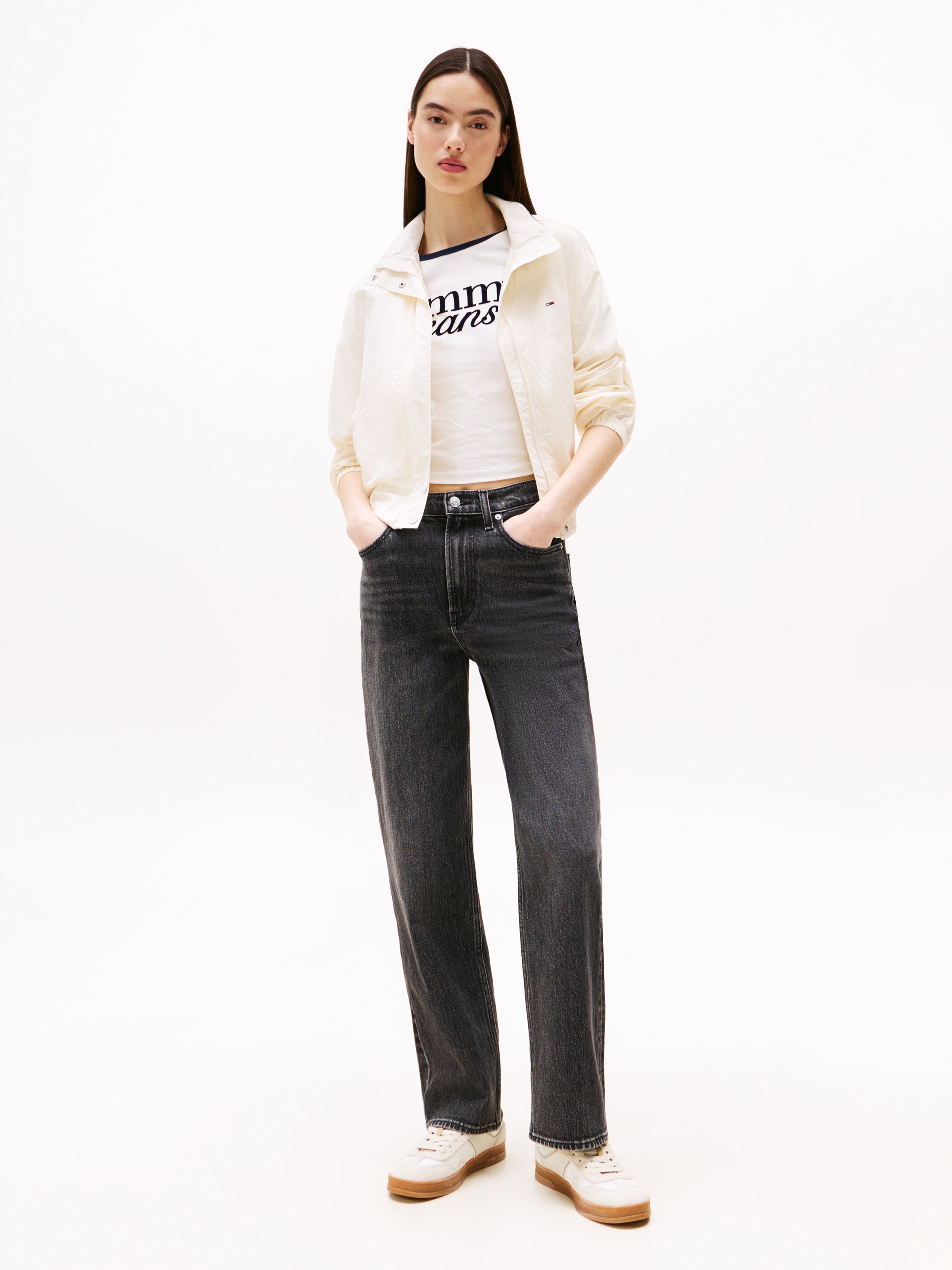 Tommy Jeans Straight-Jeans »LAYLA HR SLIM STR«, in Knöchellänge